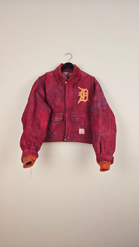 Vintage Carhartt X Detroit Cropped Jacket | Camo | Size L | 048