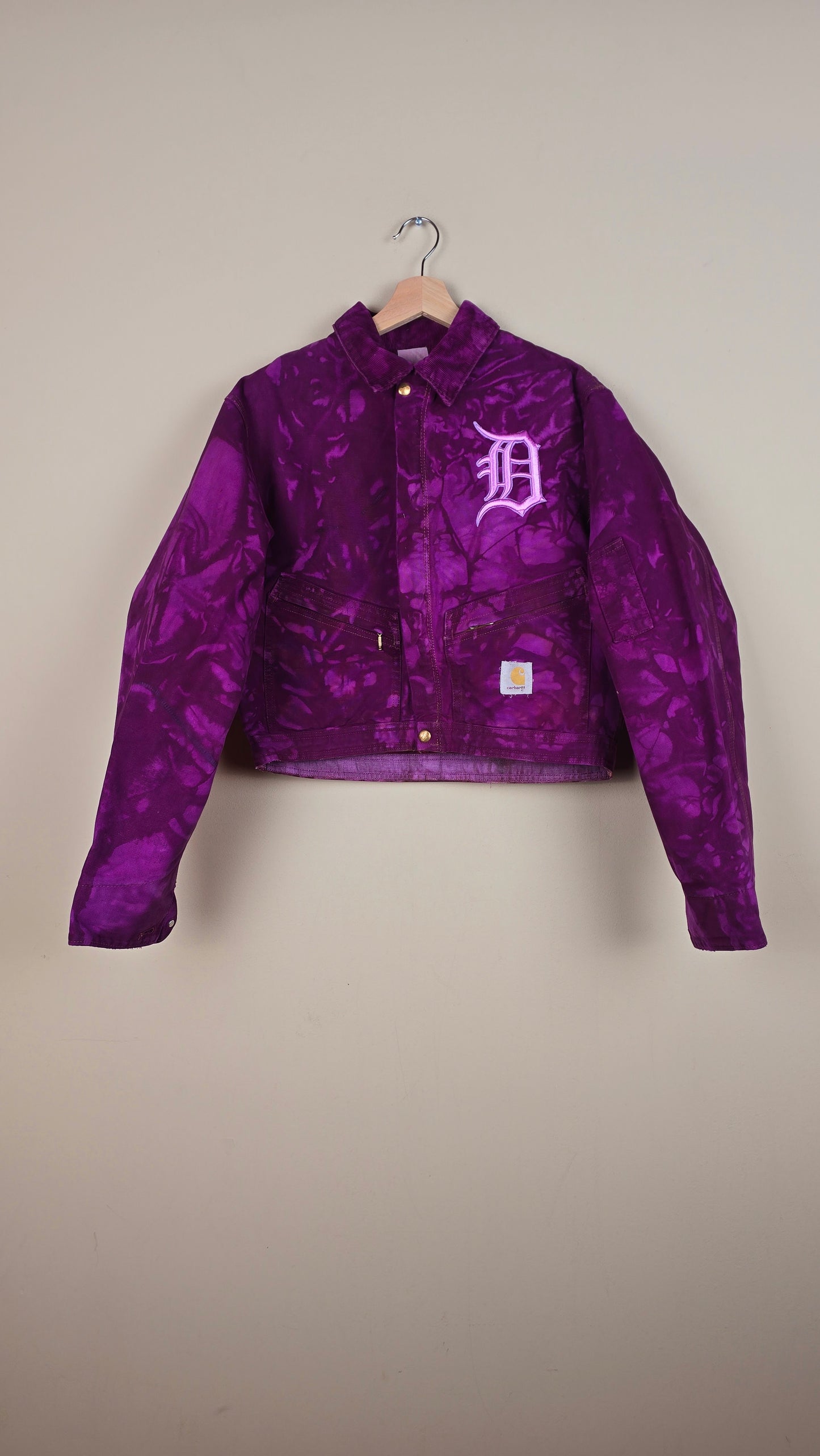 Vintage Carhartt X Detroit Cropped Jacket | Camo | Size S | 049