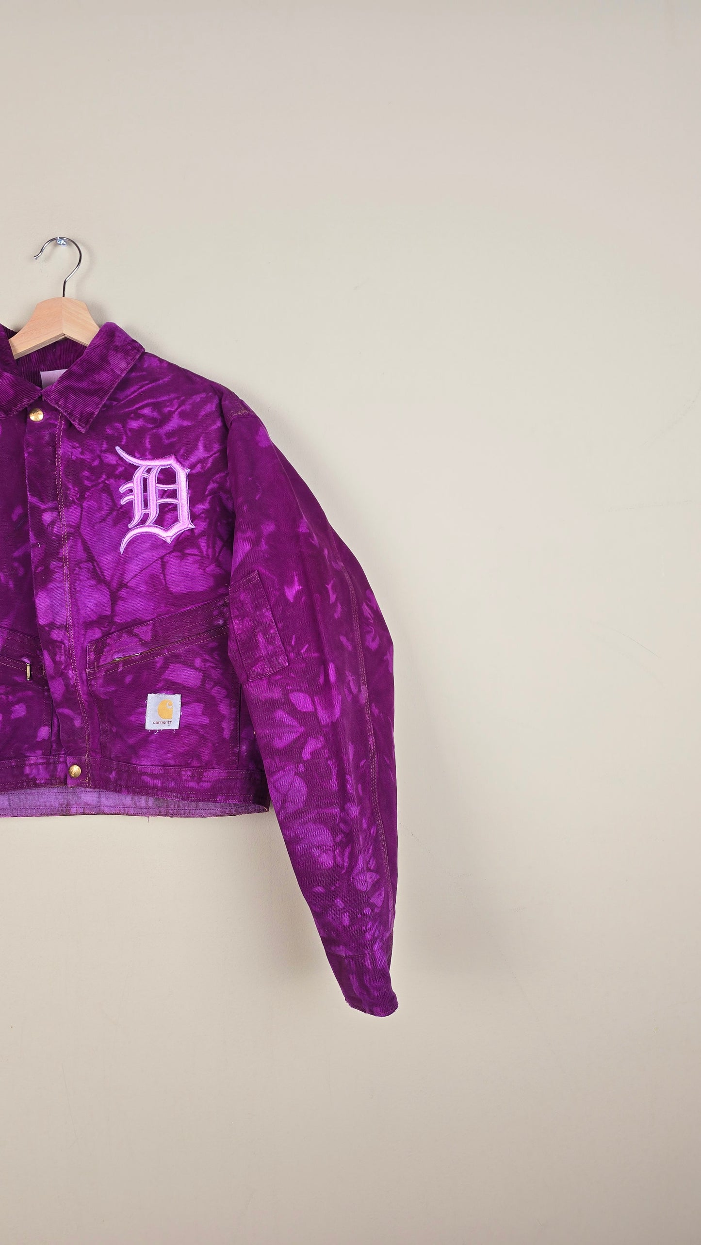 Vintage Carhartt X Detroit Cropped Jacket | Camo | Size S | 049