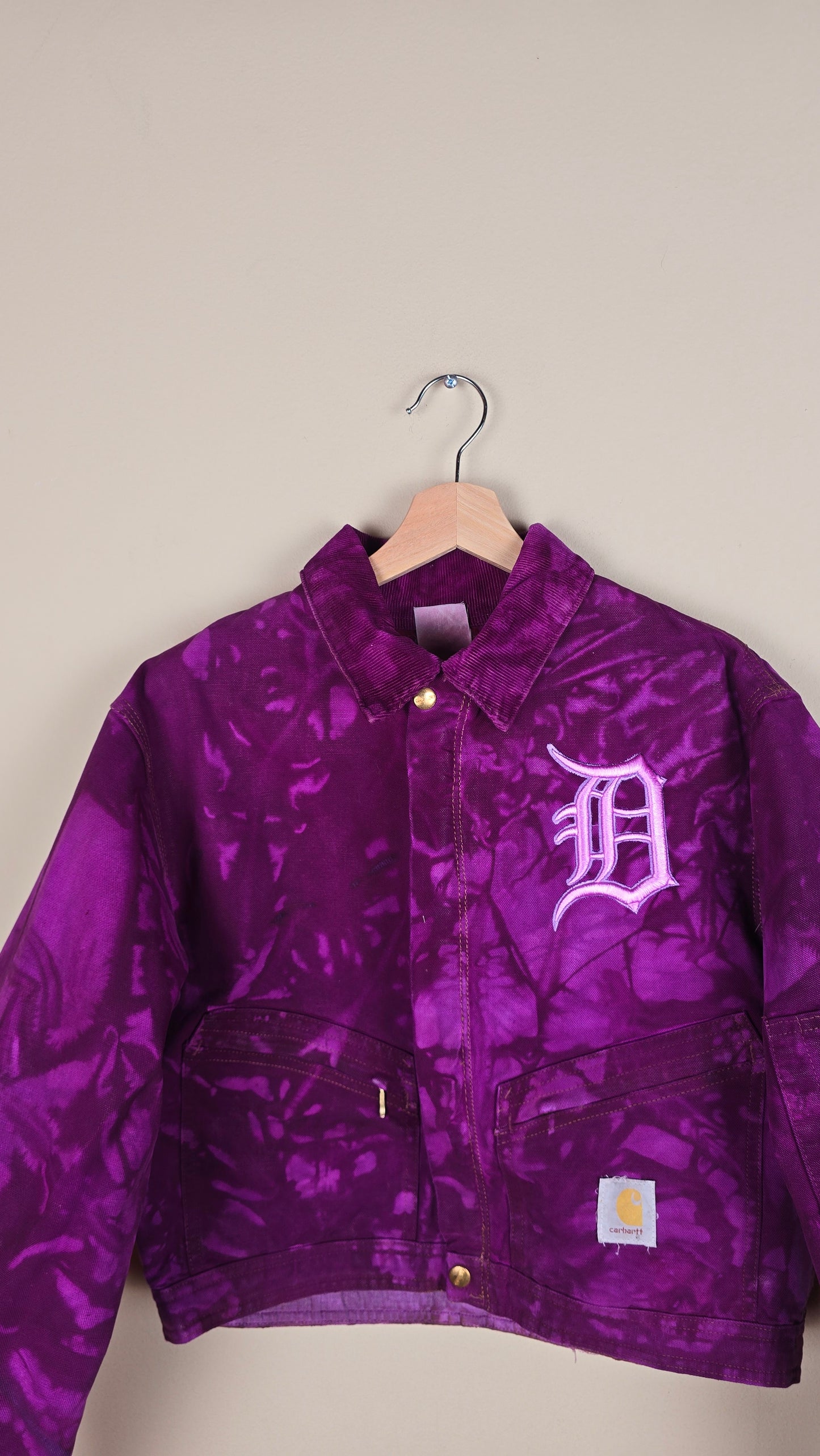 Vintage Carhartt X Detroit Cropped Jacket | Camo | Size S | 049