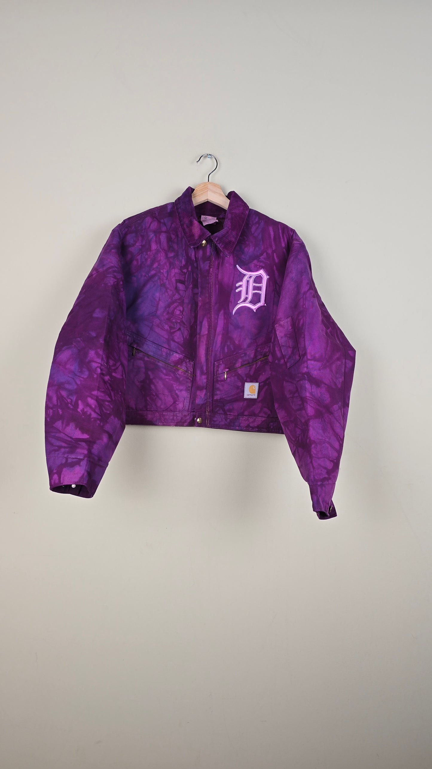 Vintage Carhartt X Detroit Cropped Jacket | Camo | Size L | 051