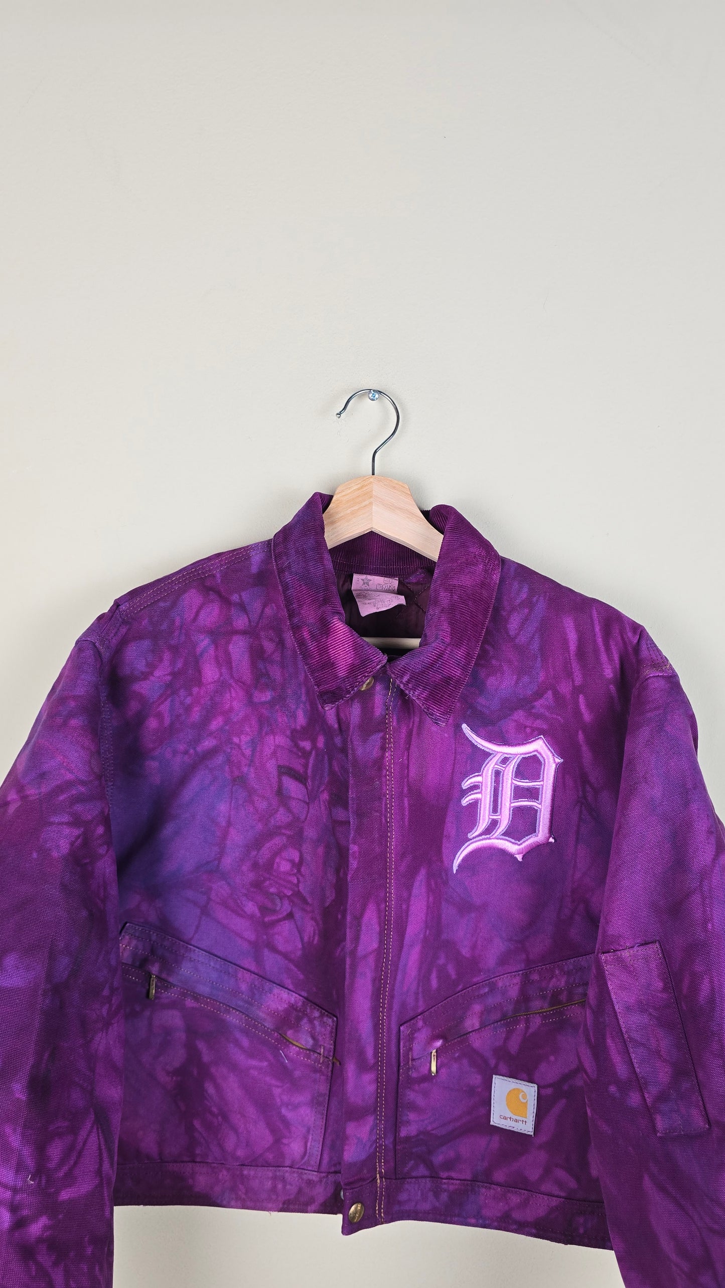 Vintage Carhartt X Detroit Cropped Jacket | Camo | Size L | 051