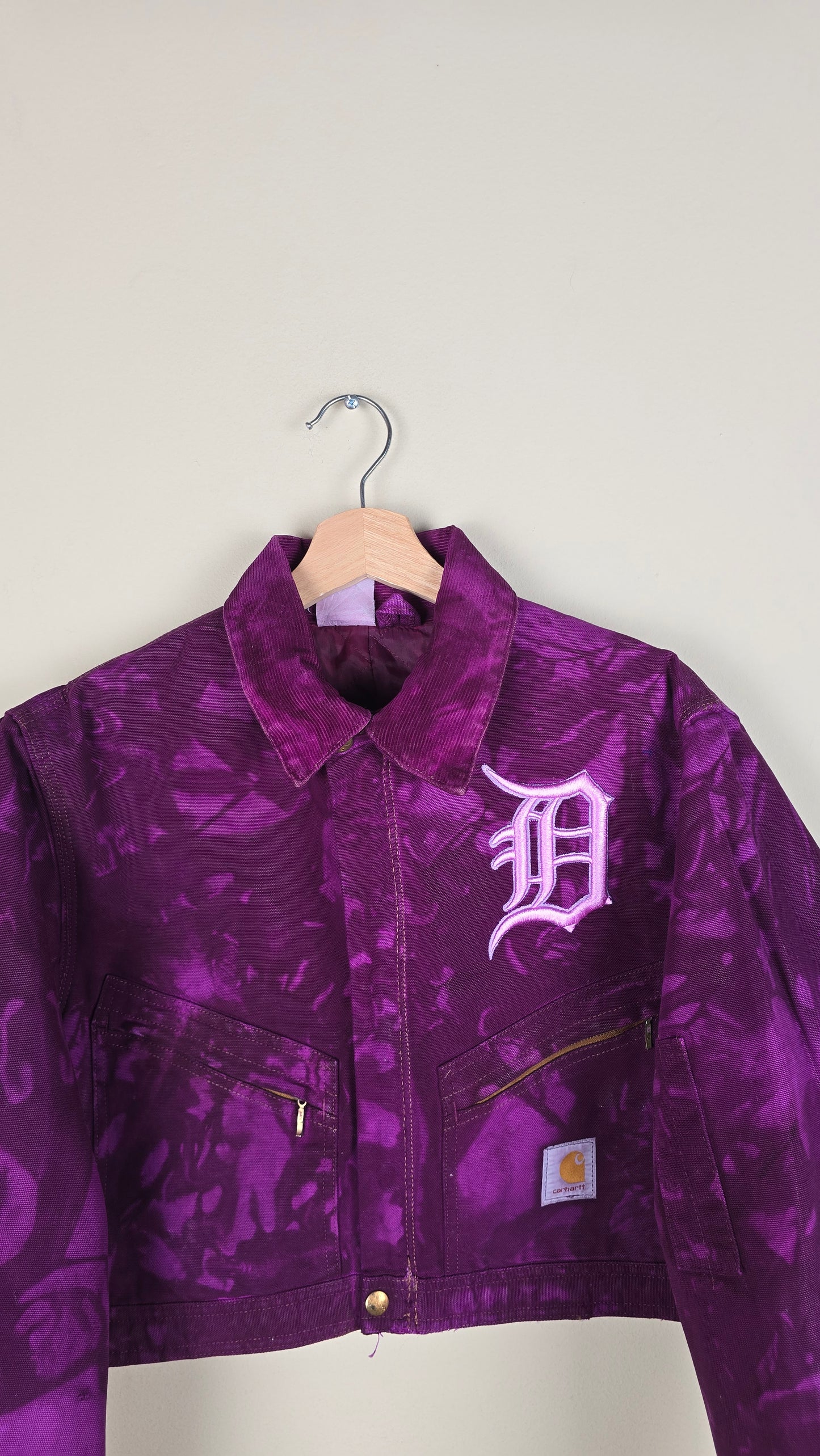 Vintage Carhartt X Detroit Cropped Jacket | Camo | Size S | 052