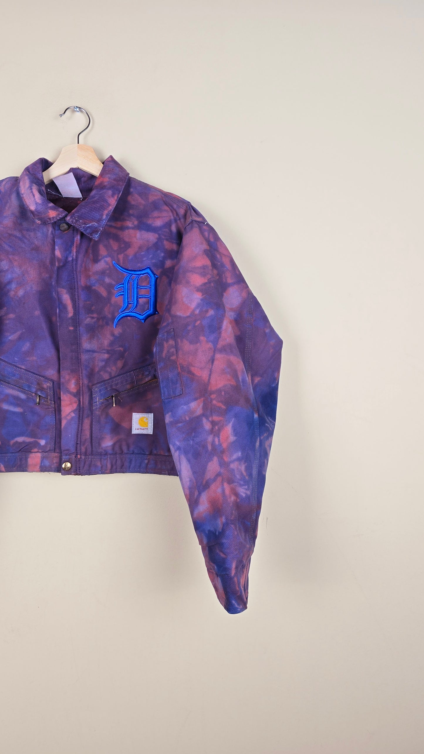 Vintage Carhartt X Detroit Cropped Jacket | Camo | Size L | 054