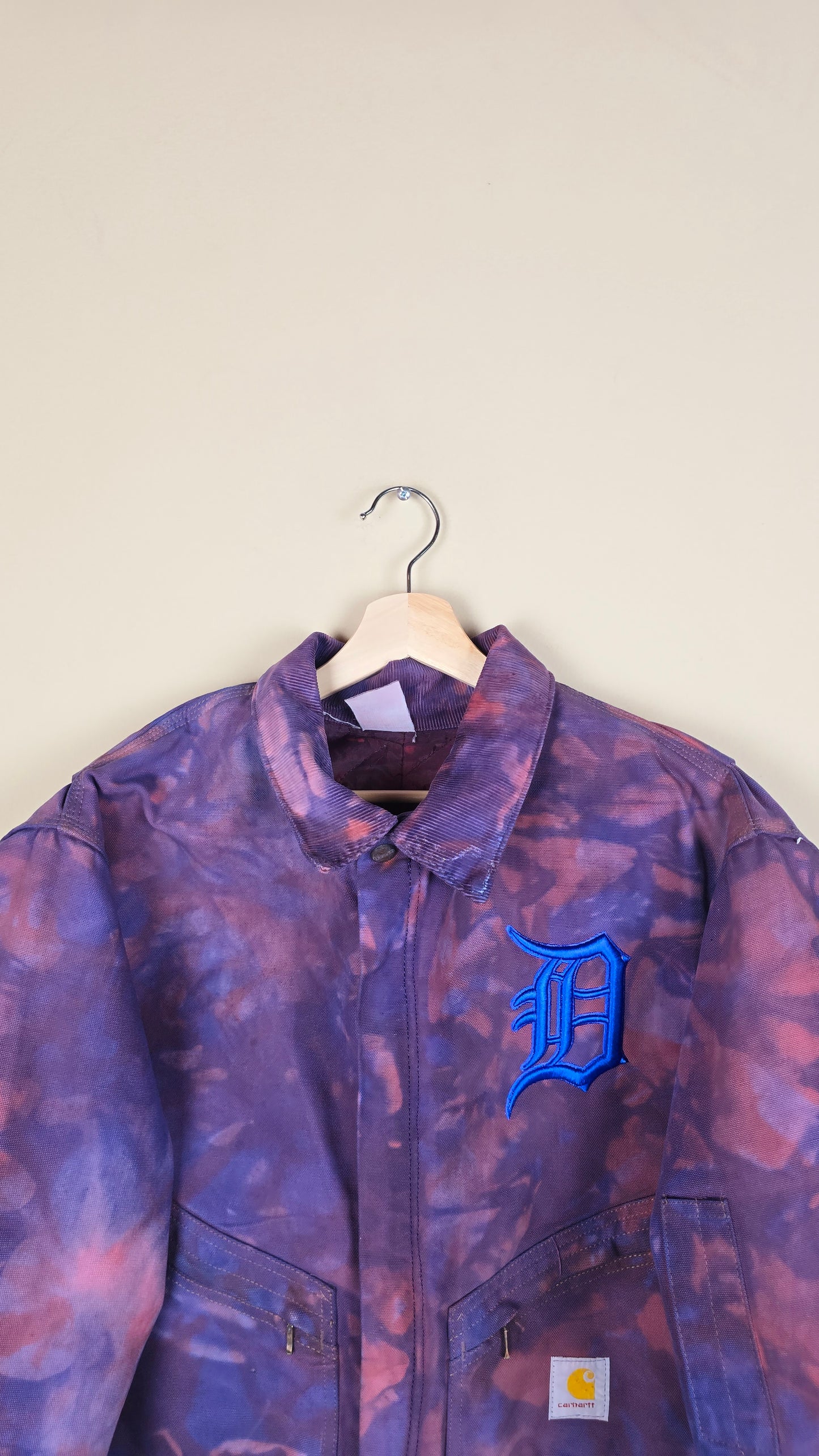 Vintage Carhartt X Detroit Cropped Jacket | Camo | Size L | 054