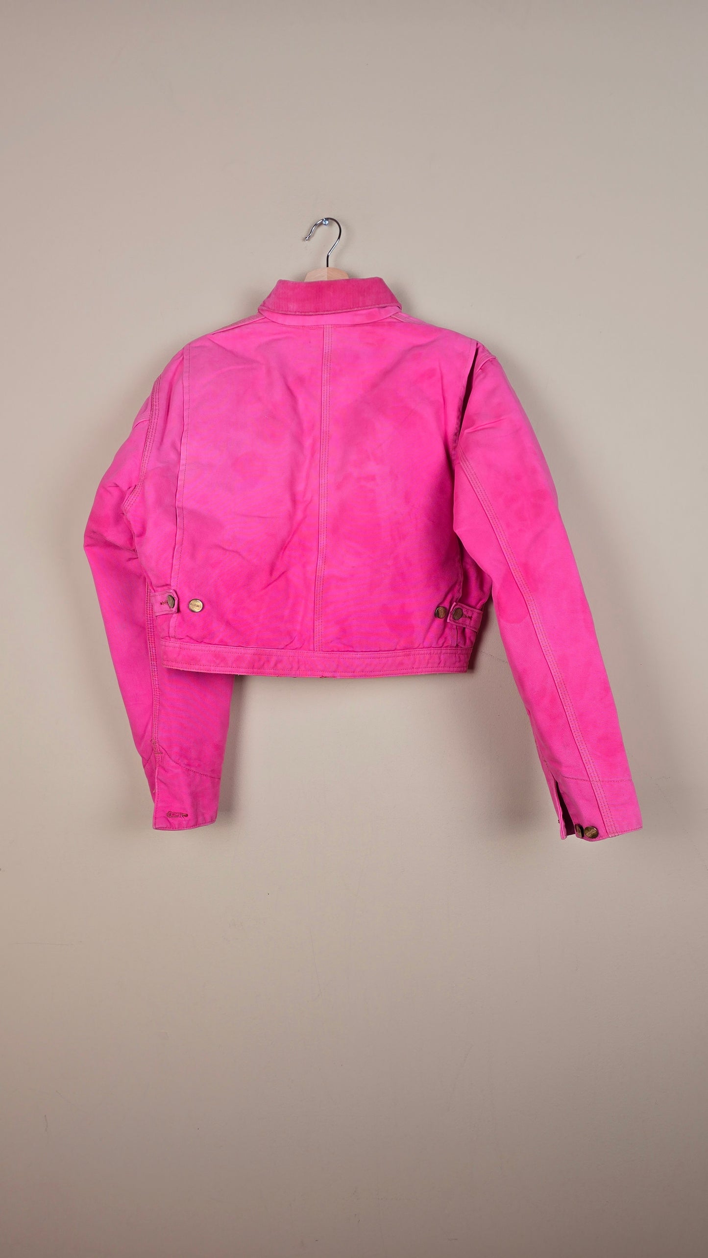 Vintage Carhartt X NY Yankees Cropped Jacket | Pink | Size S | 055