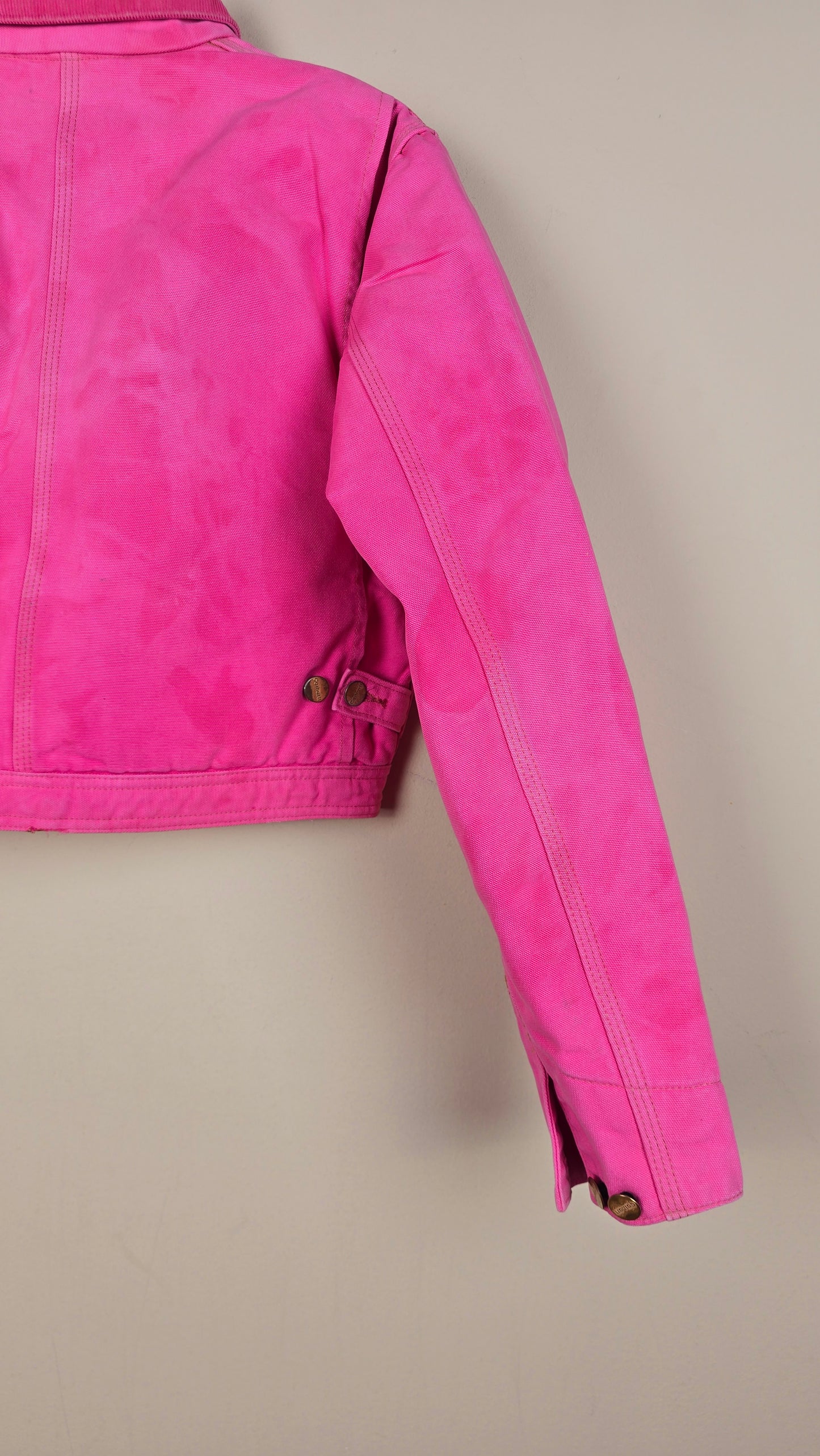 Vintage Carhartt X NY Yankees Cropped Jacket | Pink | Size S | 055