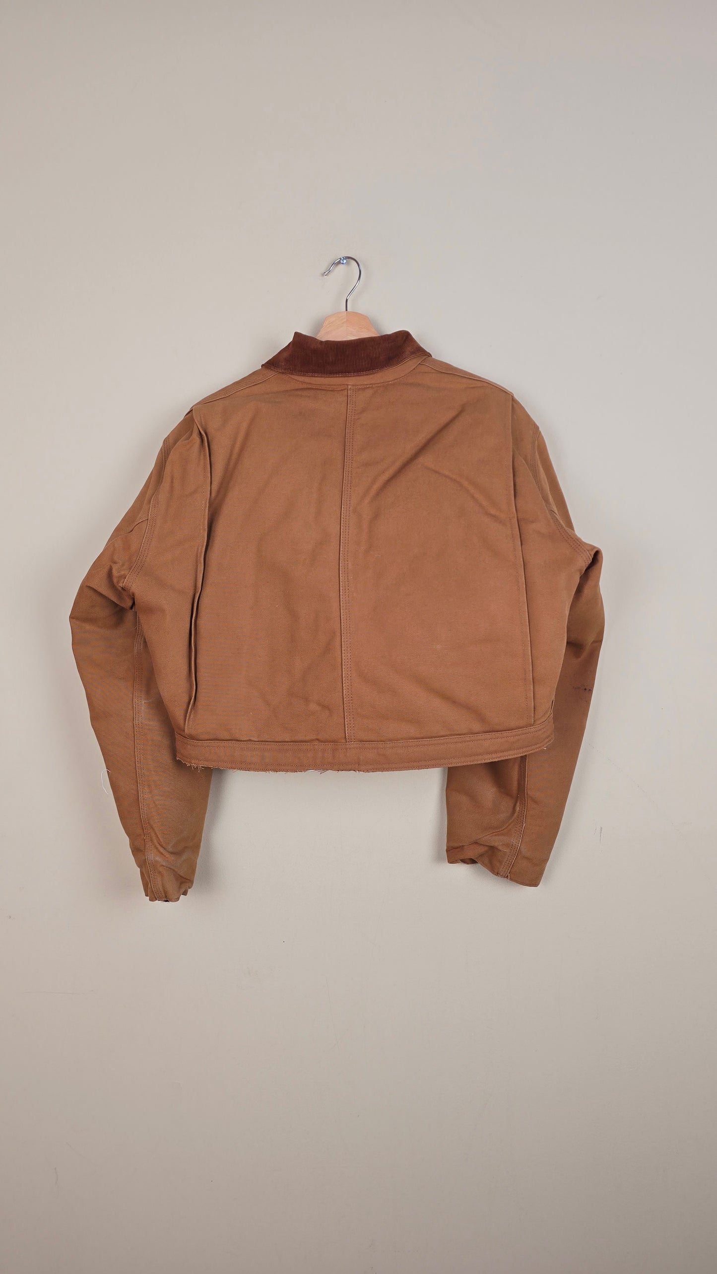 Vintage Carhartt X NY Yankees Cropped Jacket | Brown | Size M | 069