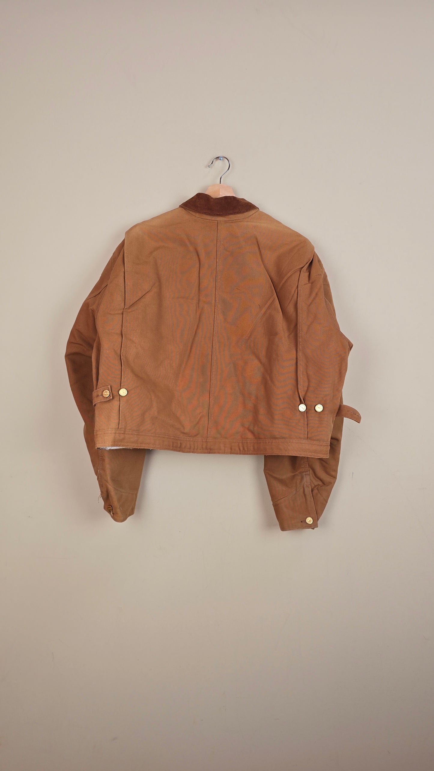 Vintage Carhartt X NY Yankees Cropped Jacket | Brown | Size XL | 071