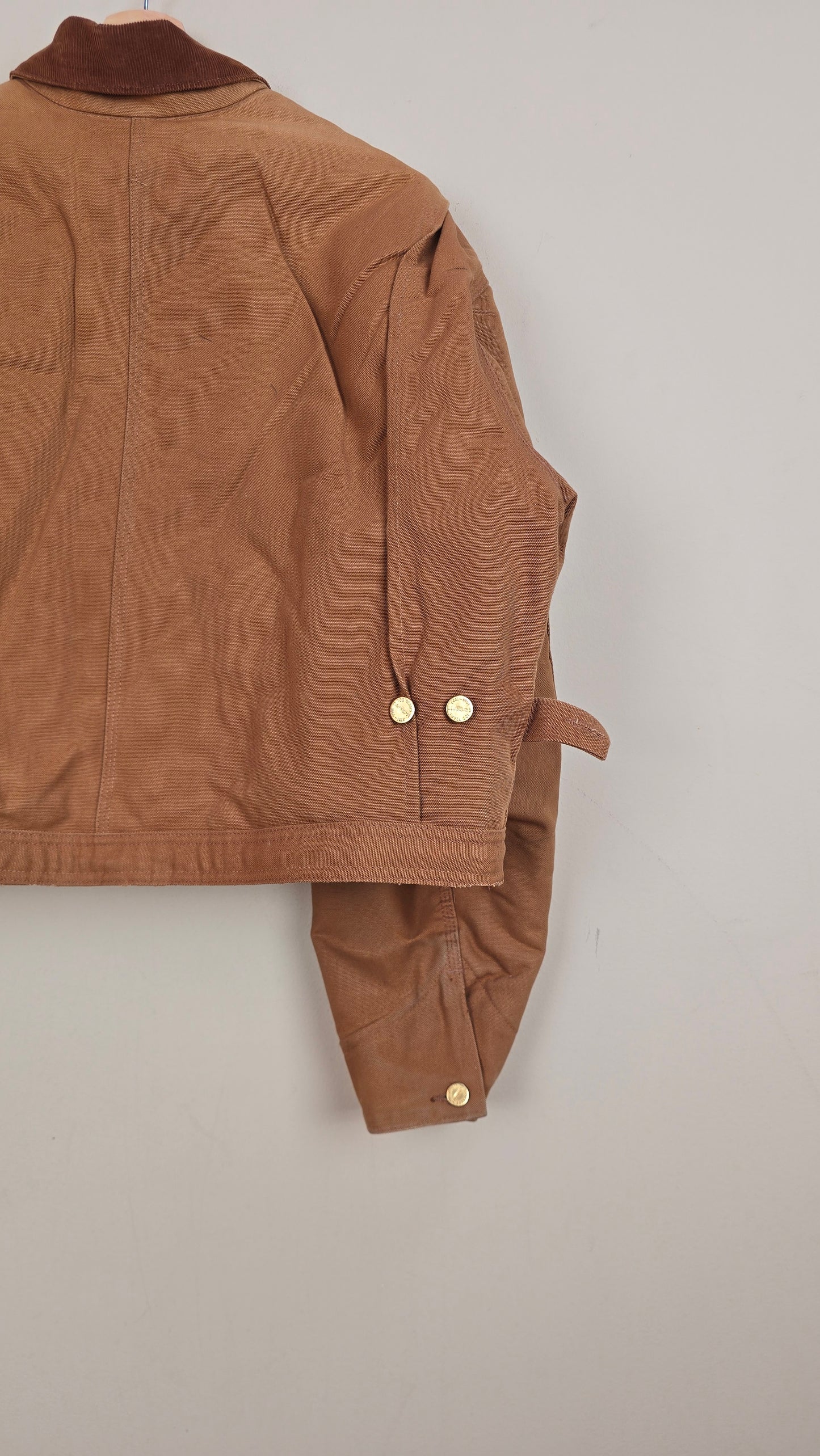 Vintage Carhartt X NY Yankees Cropped Jacket | Brown | Size XL | 071