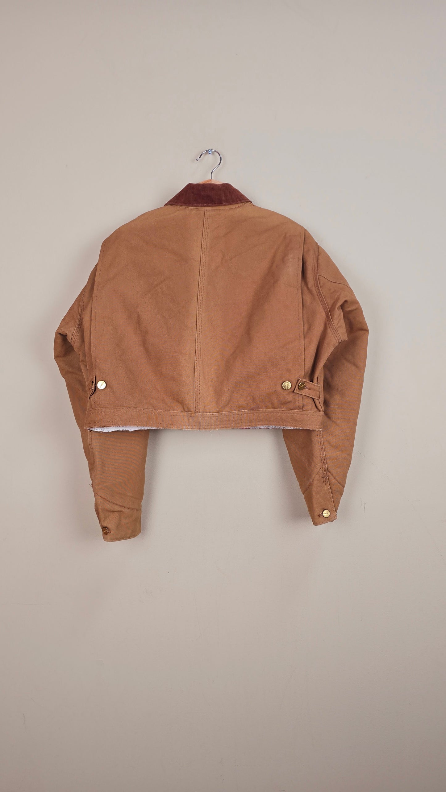 Vintage Carhartt X NY Yankees Cropped Jacket | Brown | Size M | 072