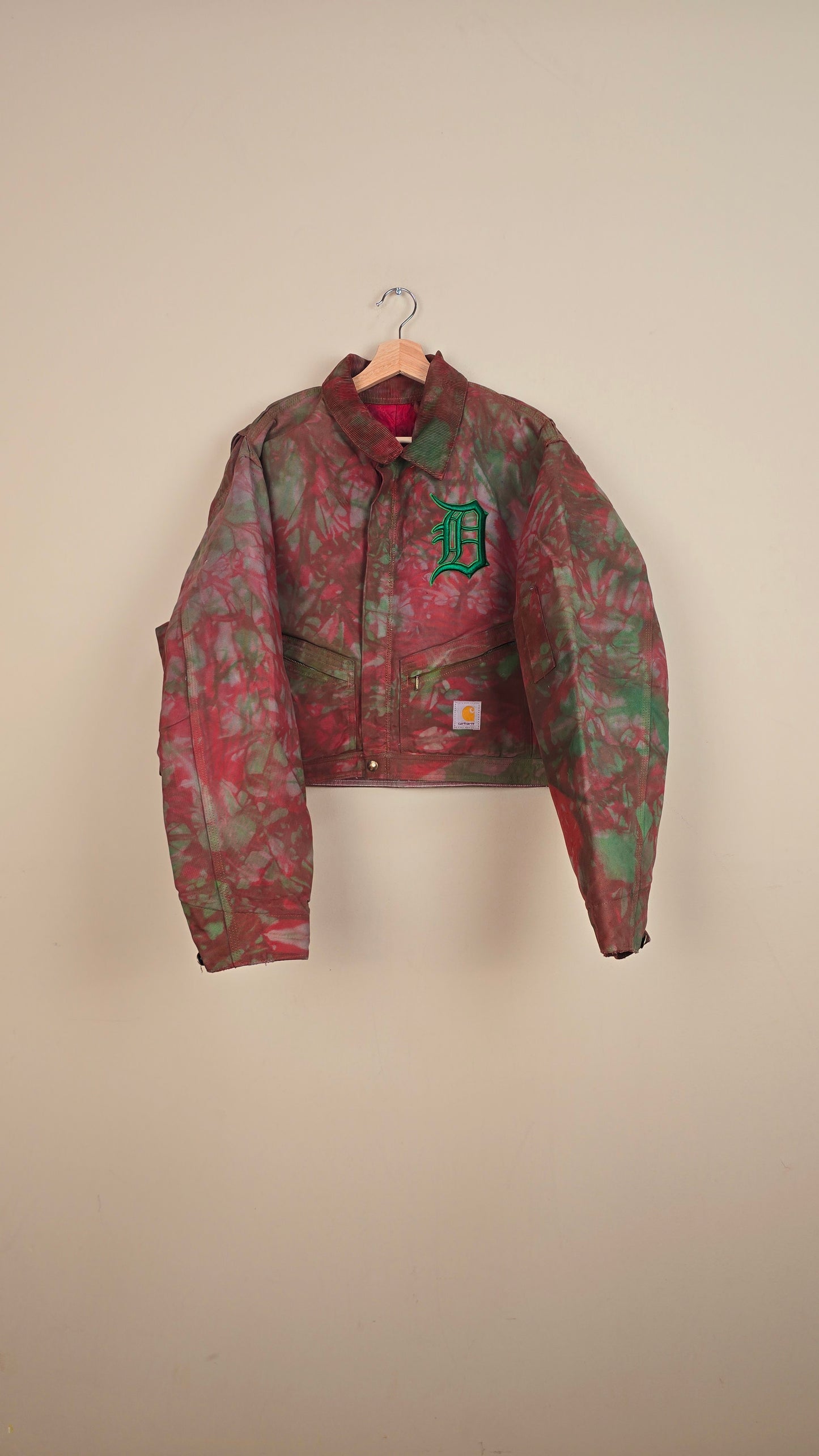 Vintage Carhartt X Detroit Cropped Jacket | Camo | Size L | 074