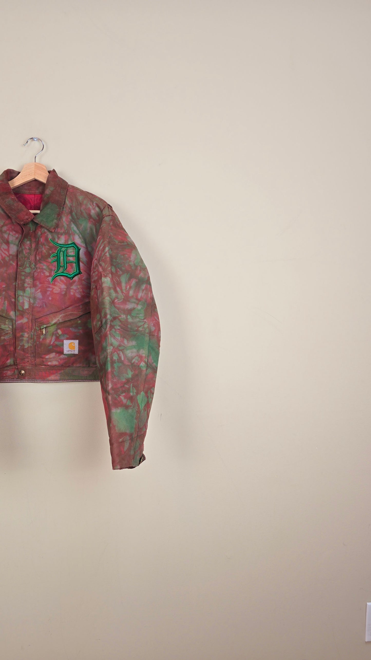 Vintage Carhartt X Detroit Cropped Jacket | Camo | Size L | 074