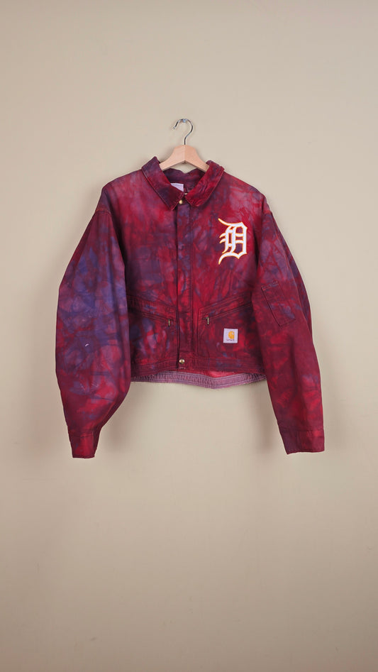 Vintage Carhartt X Detroit Cropped Jacket | Camo | Size L | 075