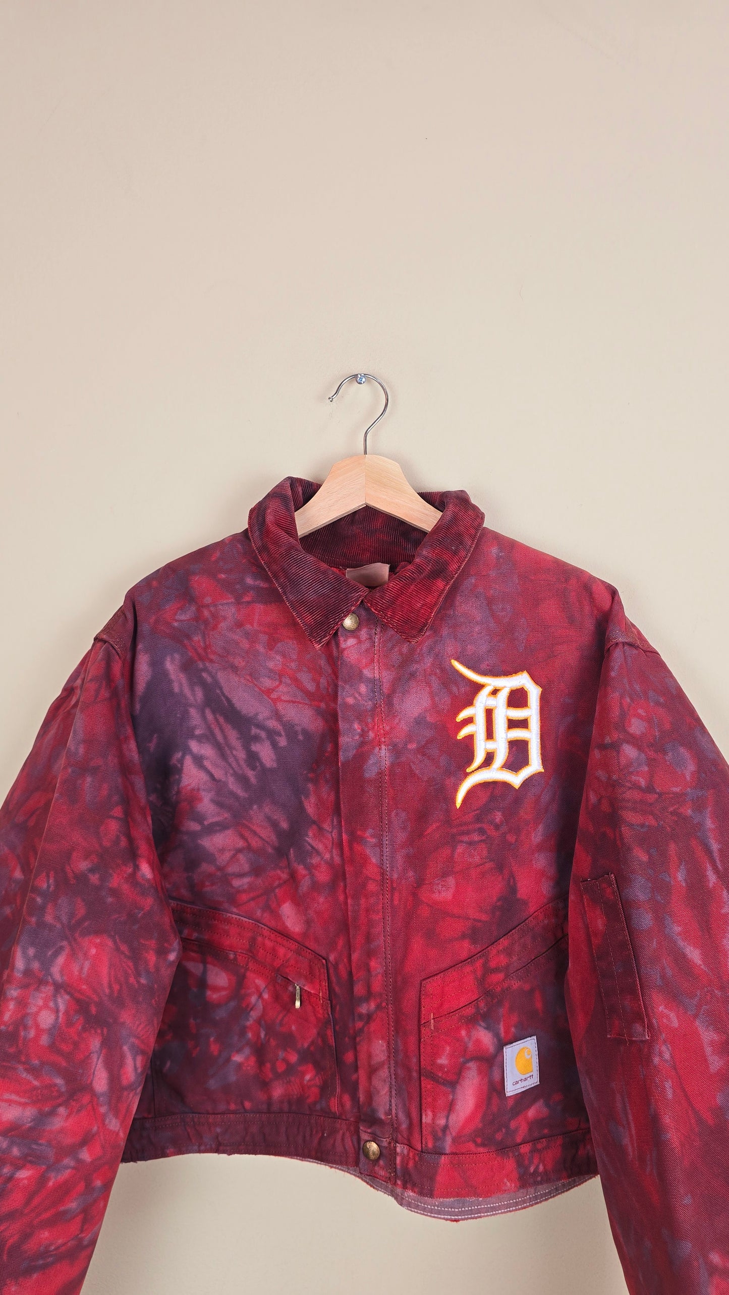 Vintage Carhartt X Detroit Cropped Jacket | Camo | Size L | 076