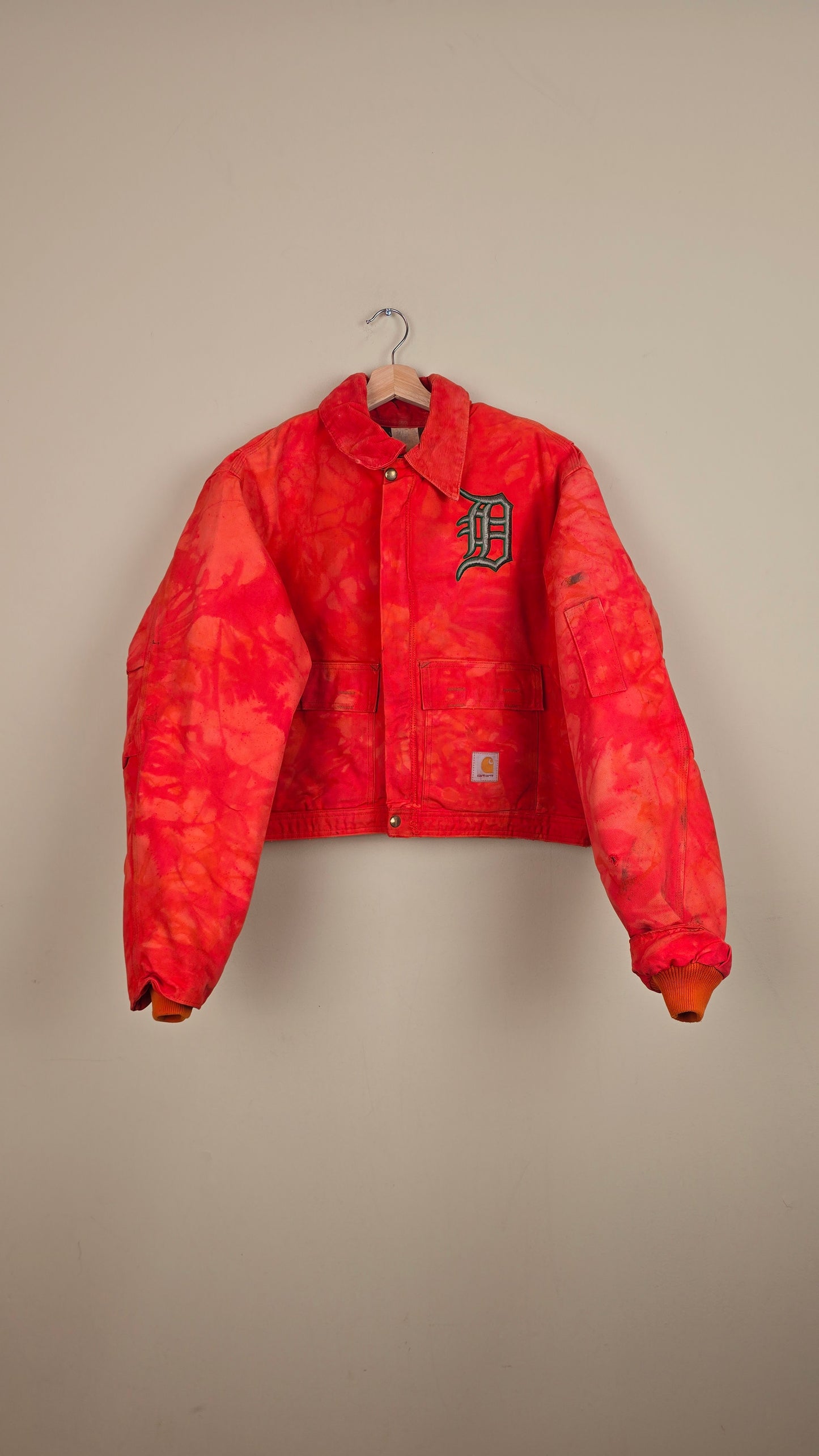 Vintage Carhartt X Detroit Cropped Jacket | Camo | Size XL | 077