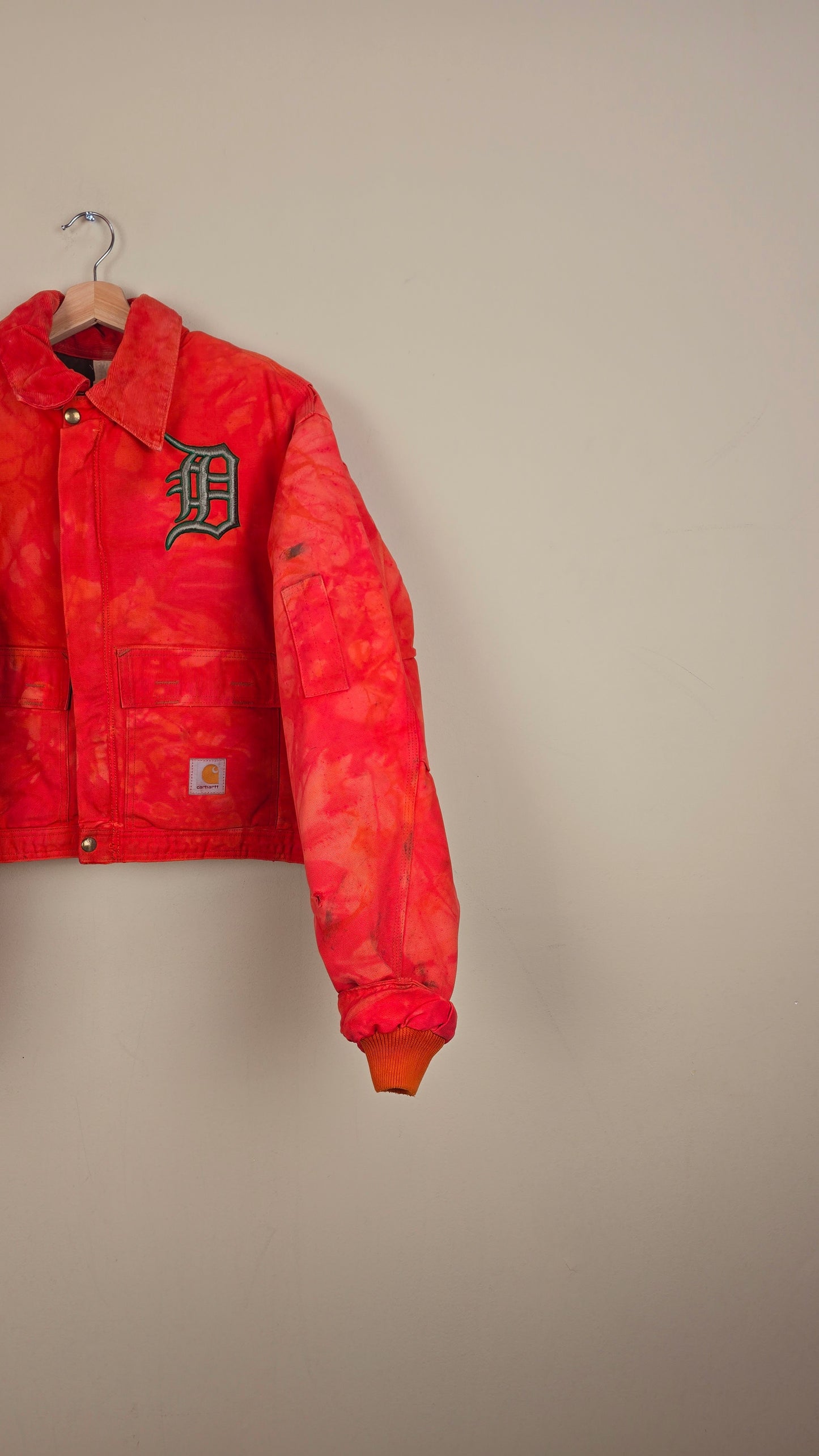 Vintage Carhartt X Detroit Cropped Jacket | Camo | Size XL | 077