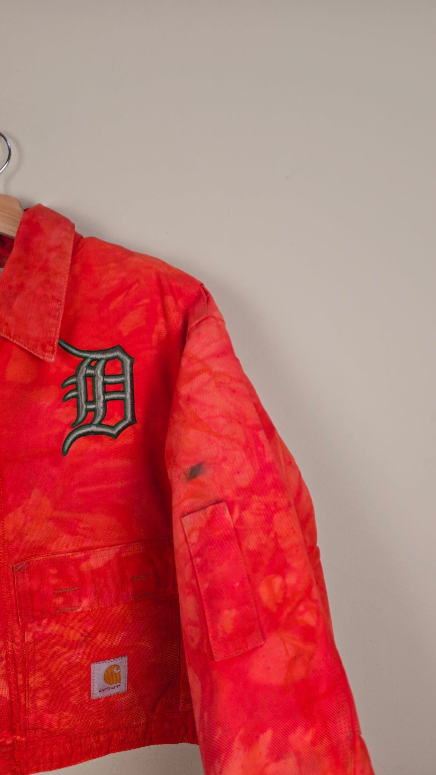 Vintage Carhartt X Detroit Cropped Jacket | Camo | Size XL | 077