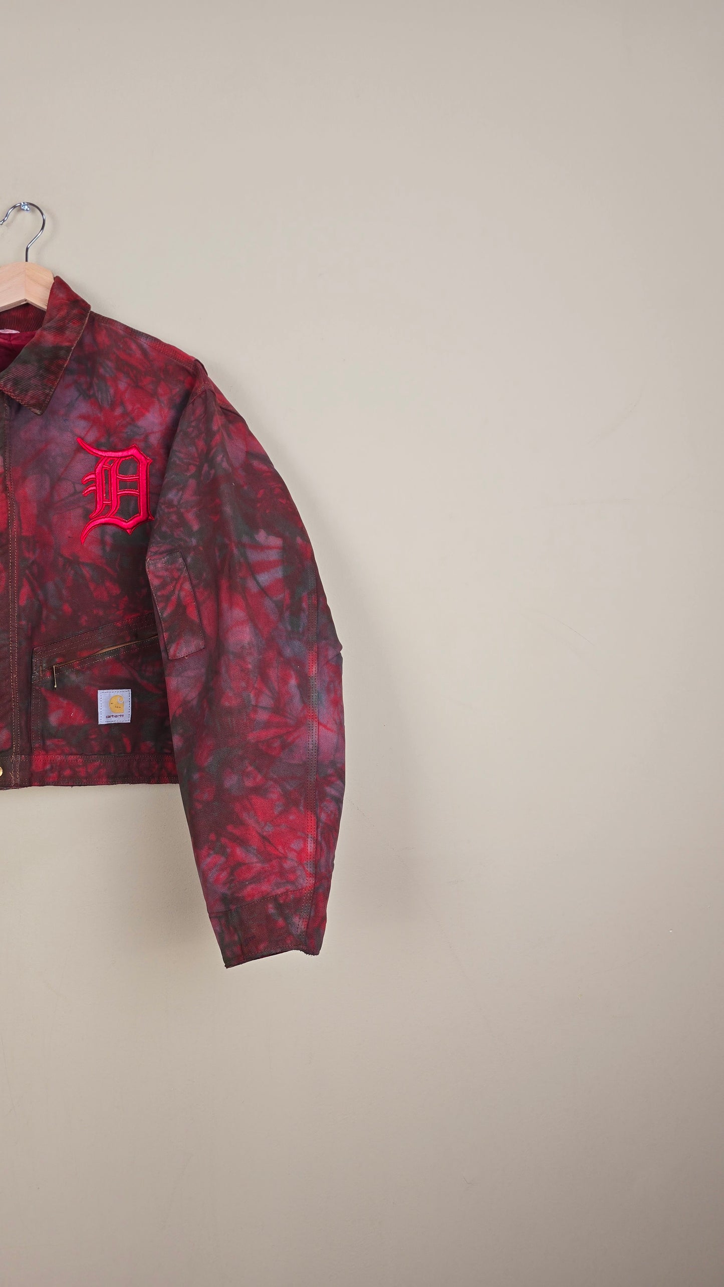 Vintage Carhartt X Detroit Cropped Jacket | Camo | Size L | 078