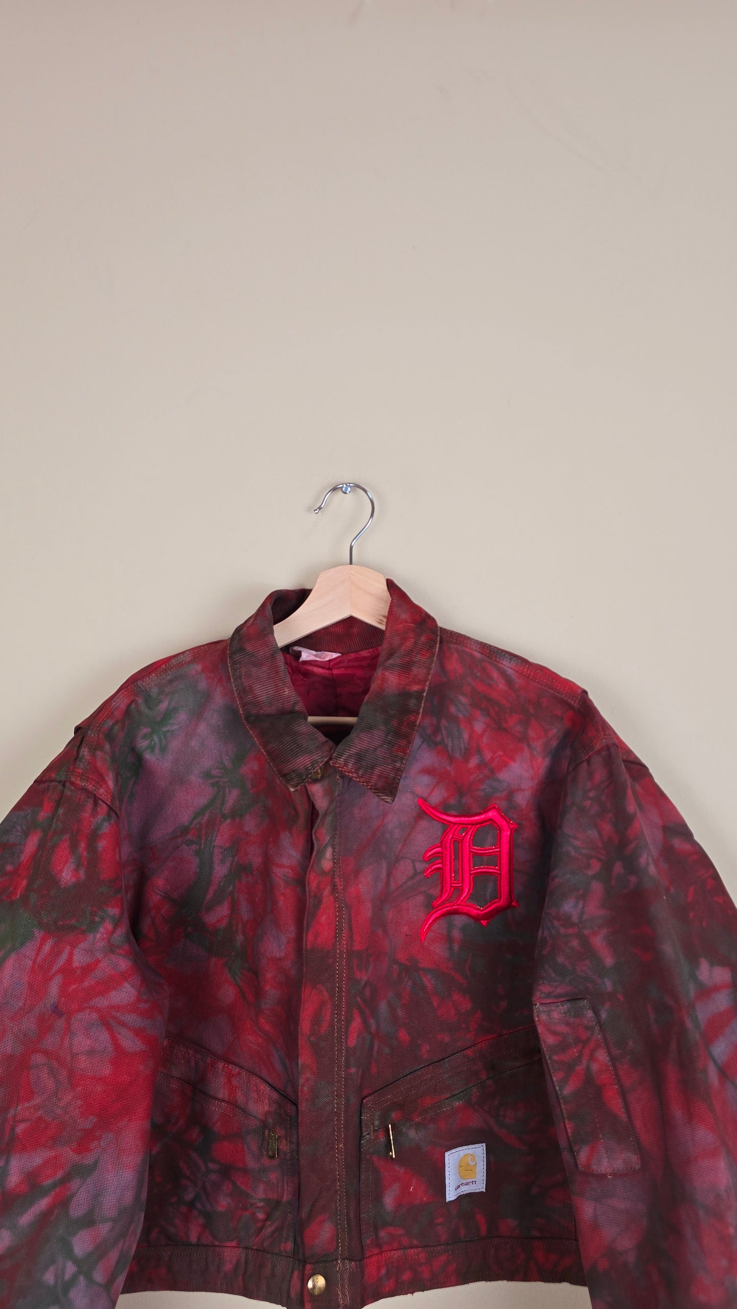 Vintage Carhartt X Detroit Cropped Jacket | Camo | Size L | 078
