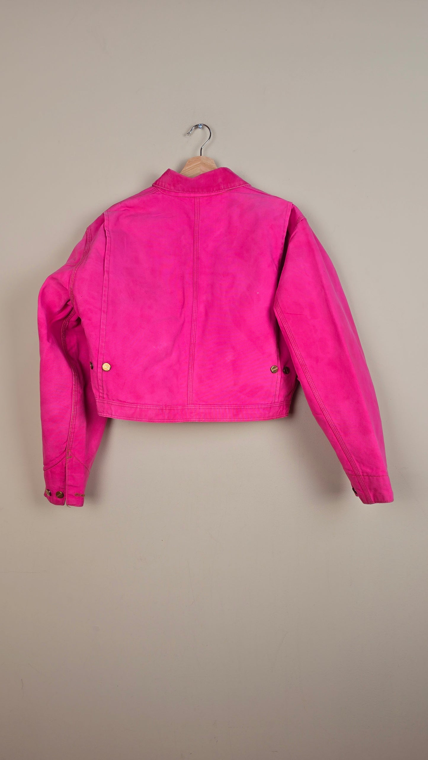 Vintage Carhartt X NY Yankees Cropped Jacket | Pink | Size M | 080