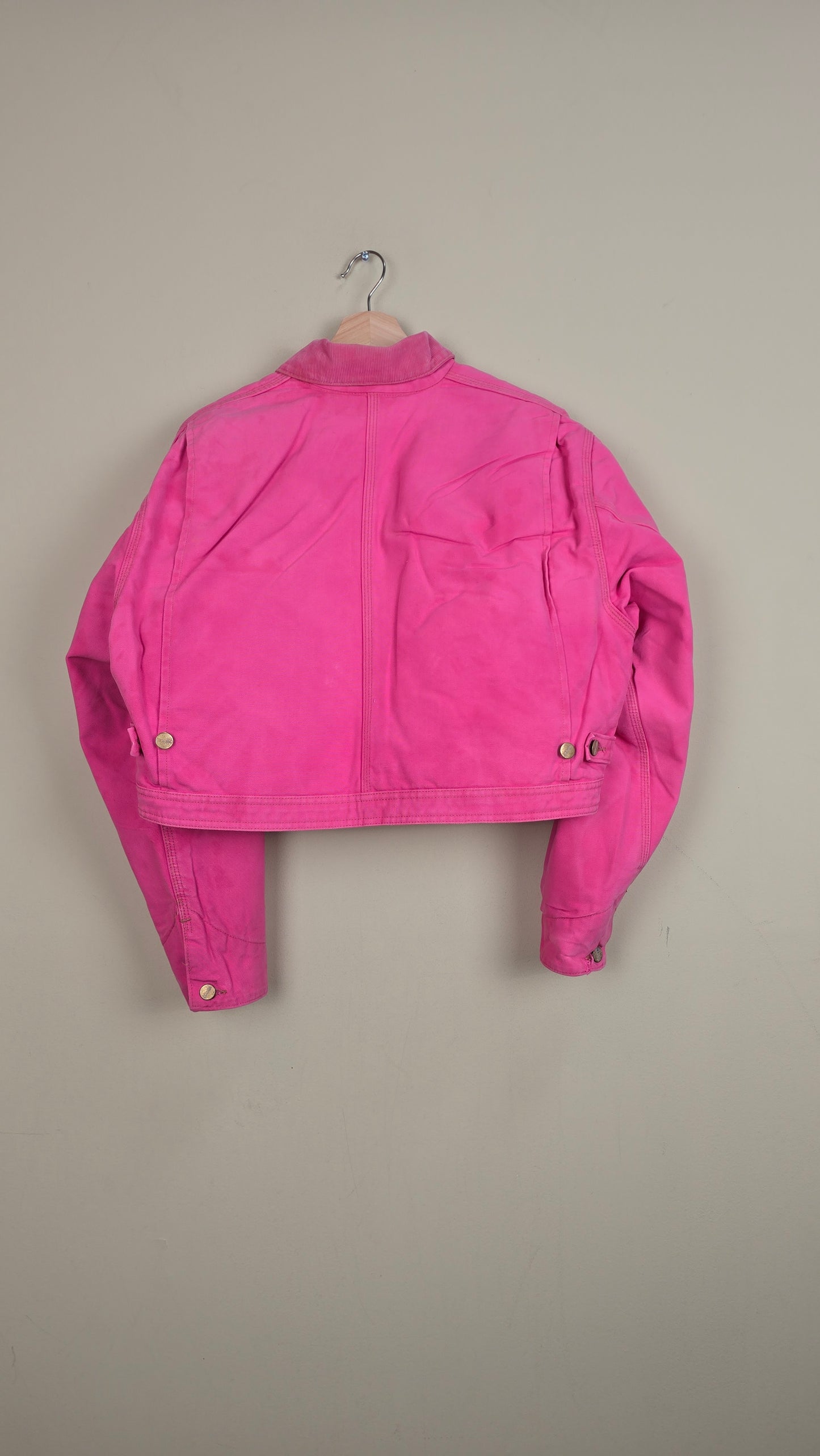 Vintage Carhartt X NY Yankees Cropped Jacket | Pink | Size M | 083
