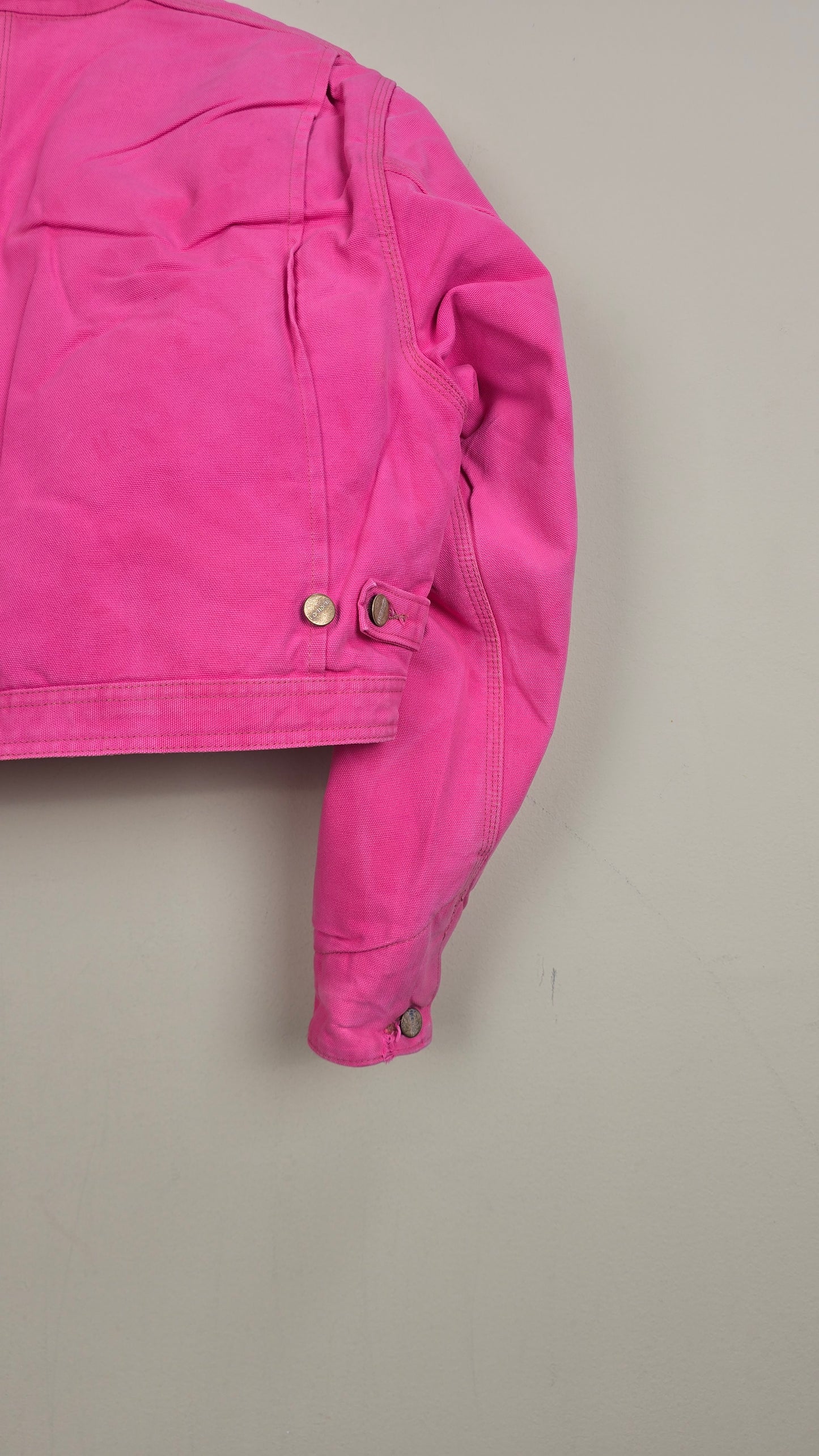 Vintage Carhartt X NY Yankees Cropped Jacket | Pink | Size M | 083