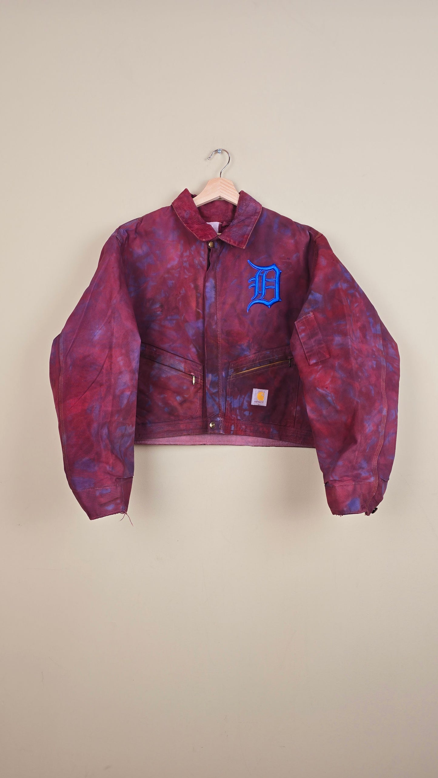 Vintage Carhartt X Detroit Cropped Jacket | Camo | Size L | 085