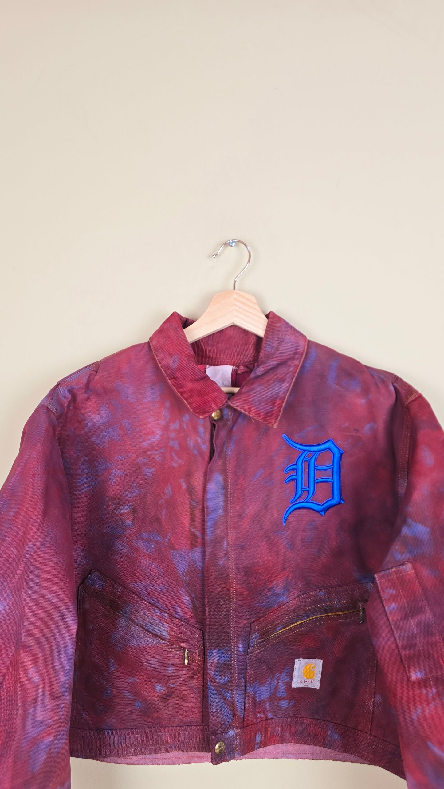 Vintage Carhartt X Detroit Cropped Jacket | Camo | Size L | 085