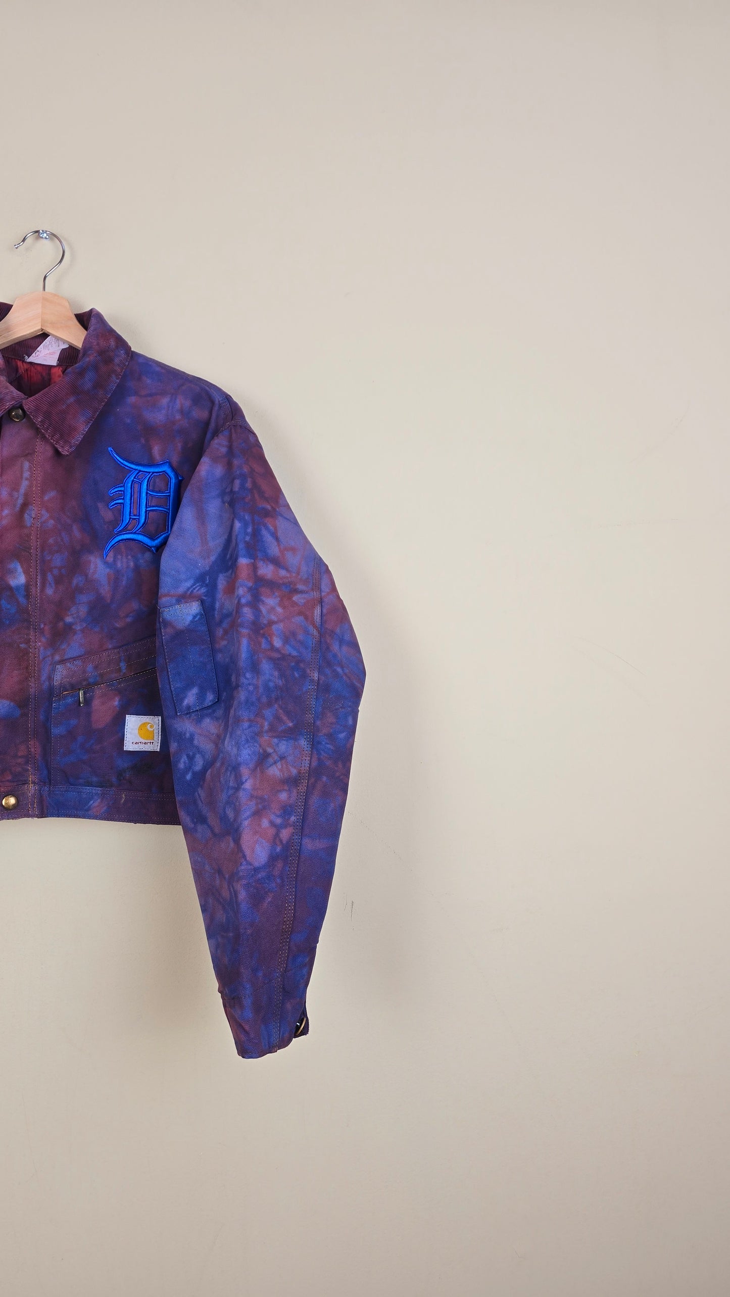 Vintage Carhartt X Detroit Cropped Jacket | Camo | Size M | 089