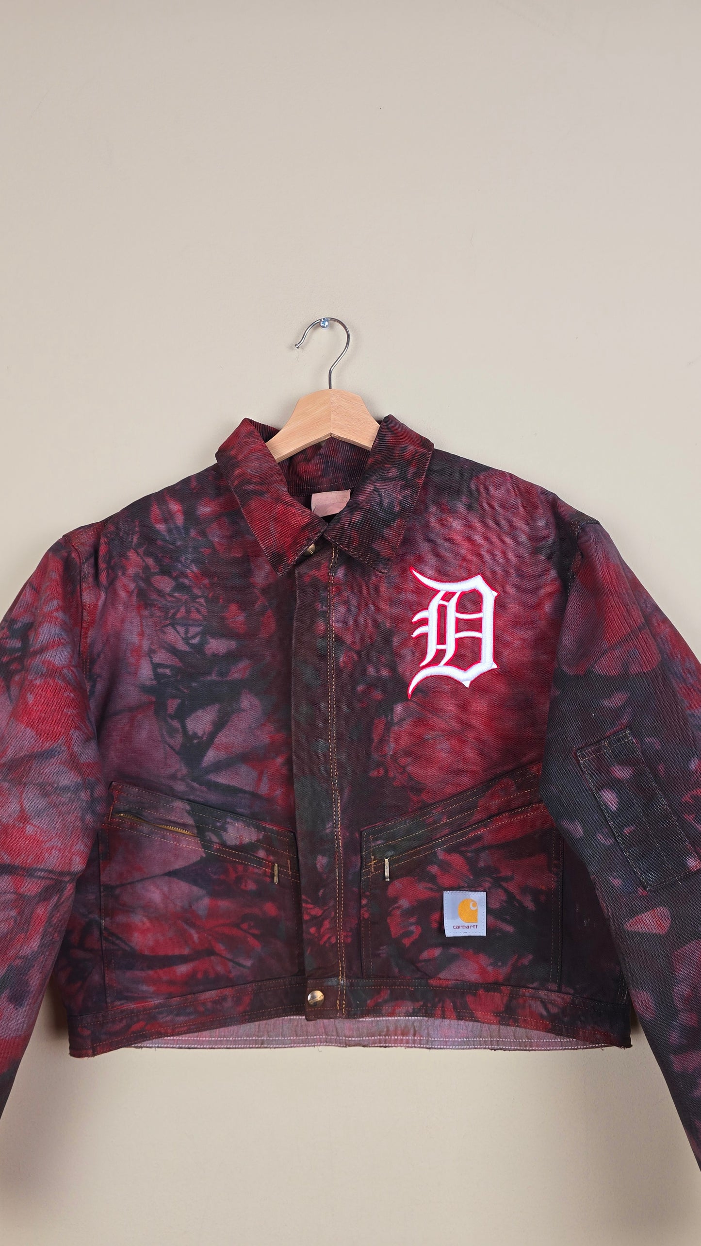 Vintage Carhartt X Detroit Cropped Jacket | Camo | Size M | 097