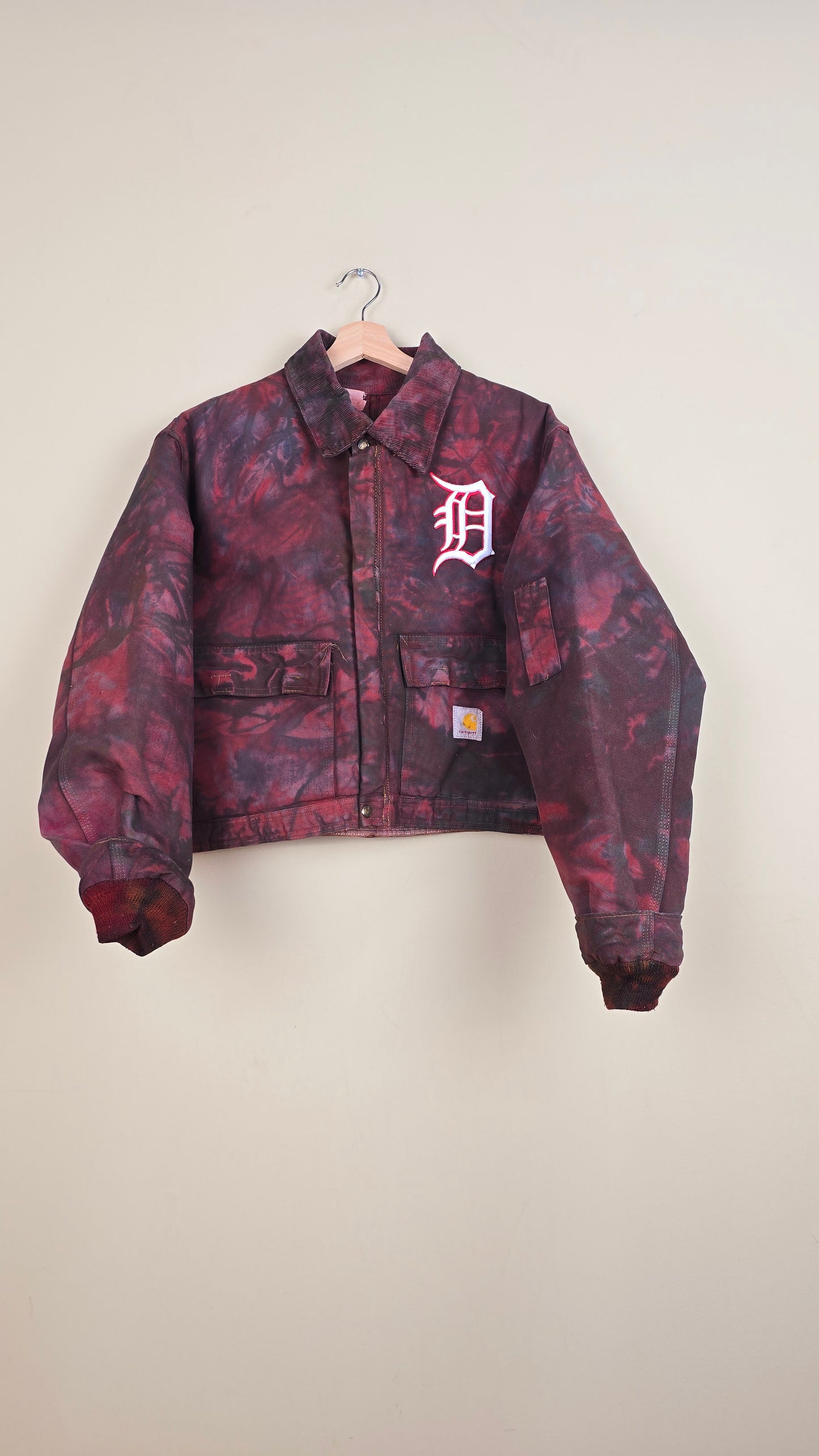 Vintage Carhartt X Detroit Cropped Jacket | Camo | Size L | 102