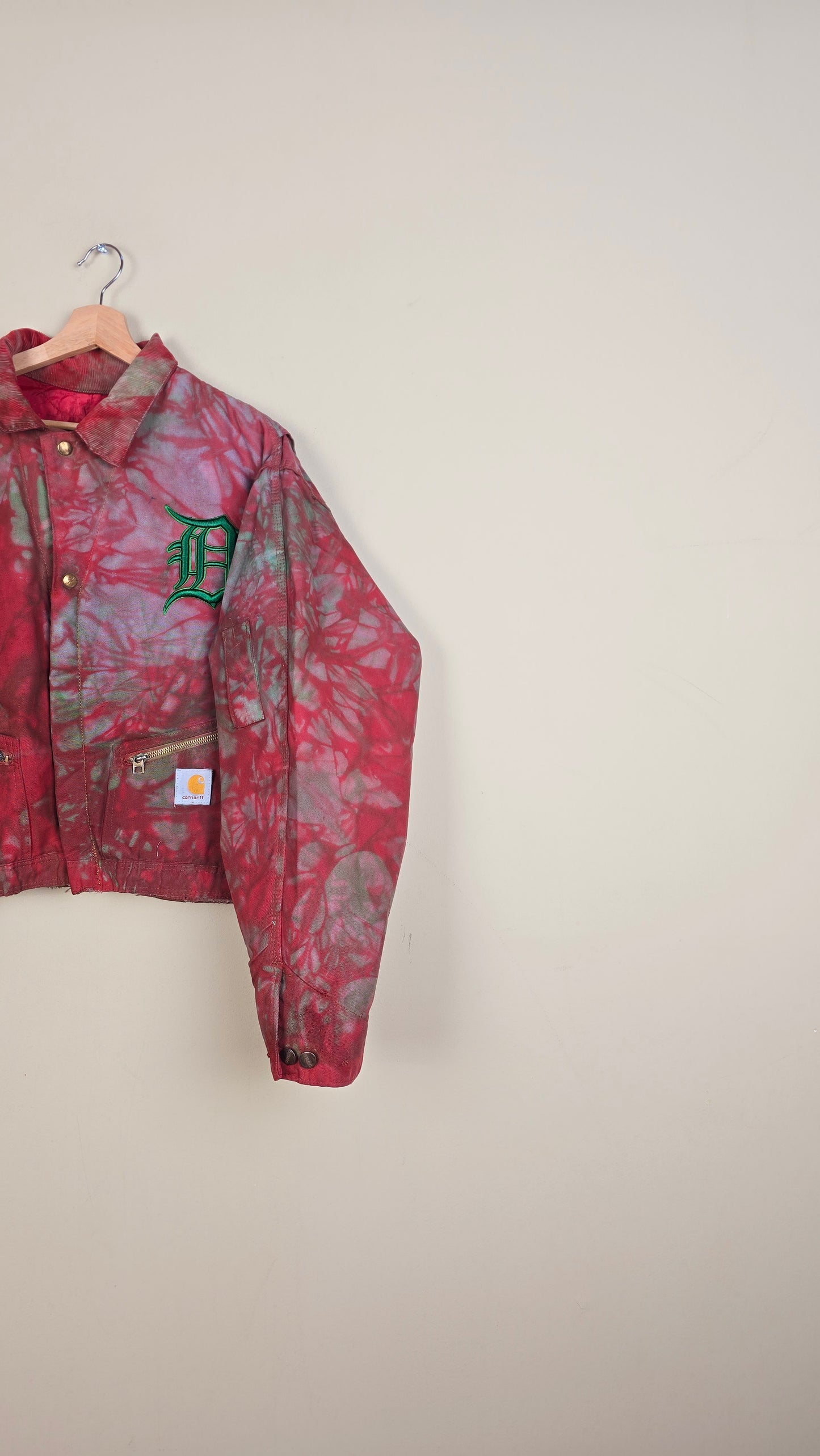 Vintage Carhartt X Detroit Cropped Jacket | Camo | Size XL | 106