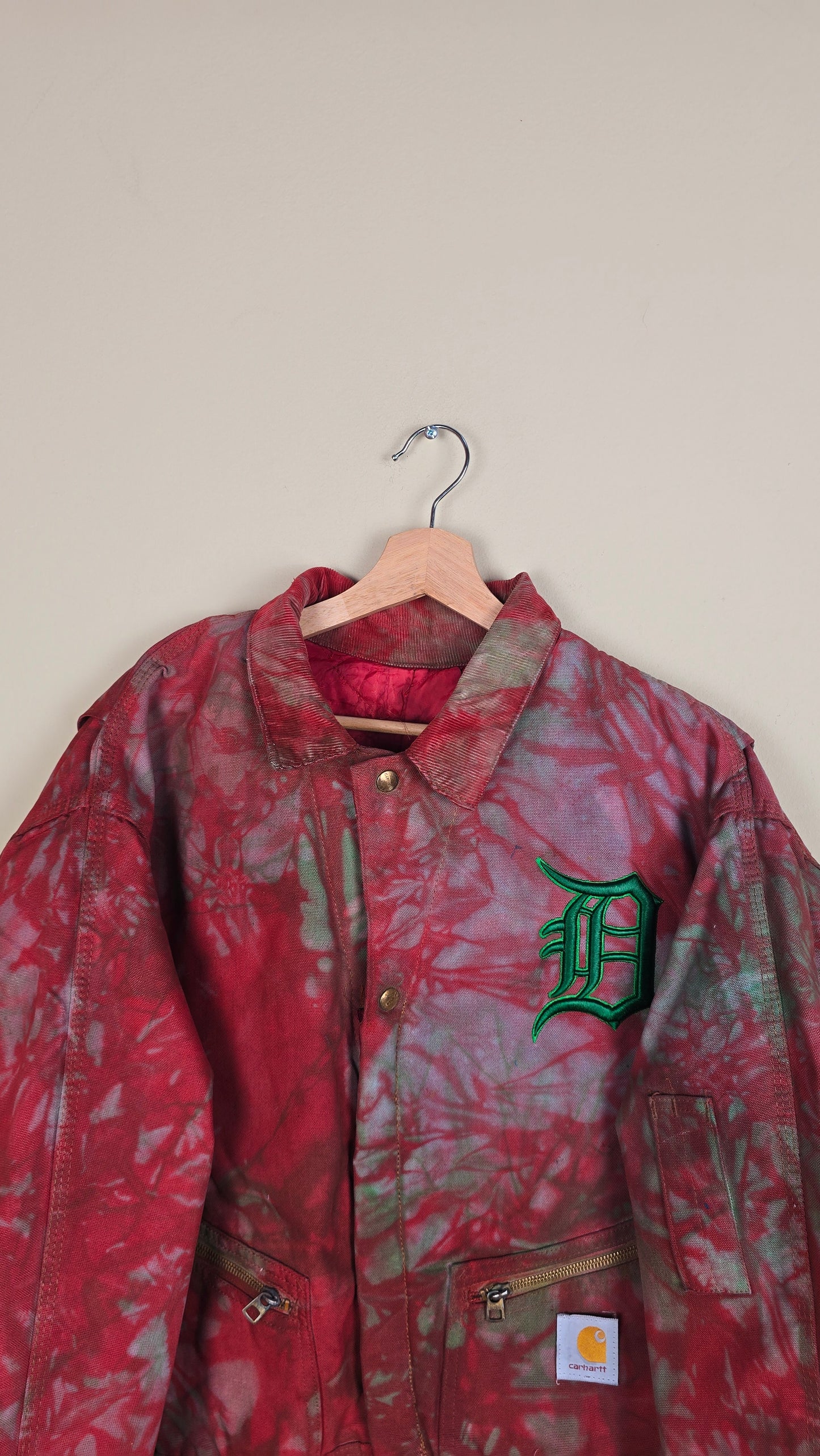 Vintage Carhartt X Detroit Cropped Jacket | Camo | Size XL | 106