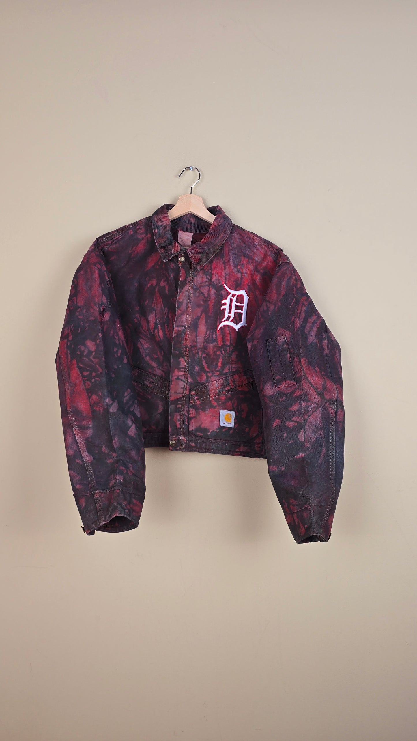 Vintage Carhartt X Detroit Cropped Jacket | Camo | Size L | 107