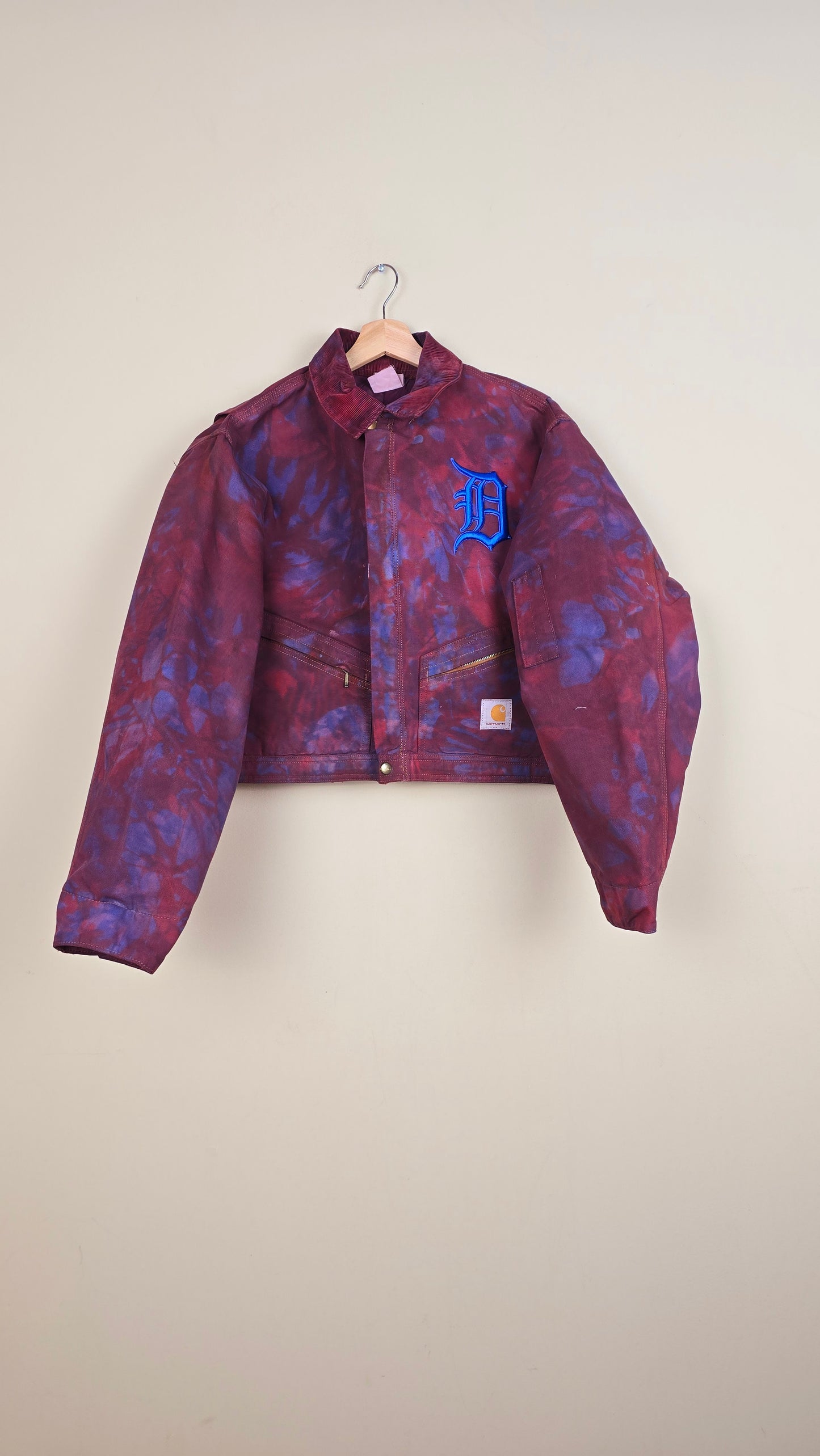 Vintage Carhartt X Detroit Cropped Jacket | Camo | Size L | 099