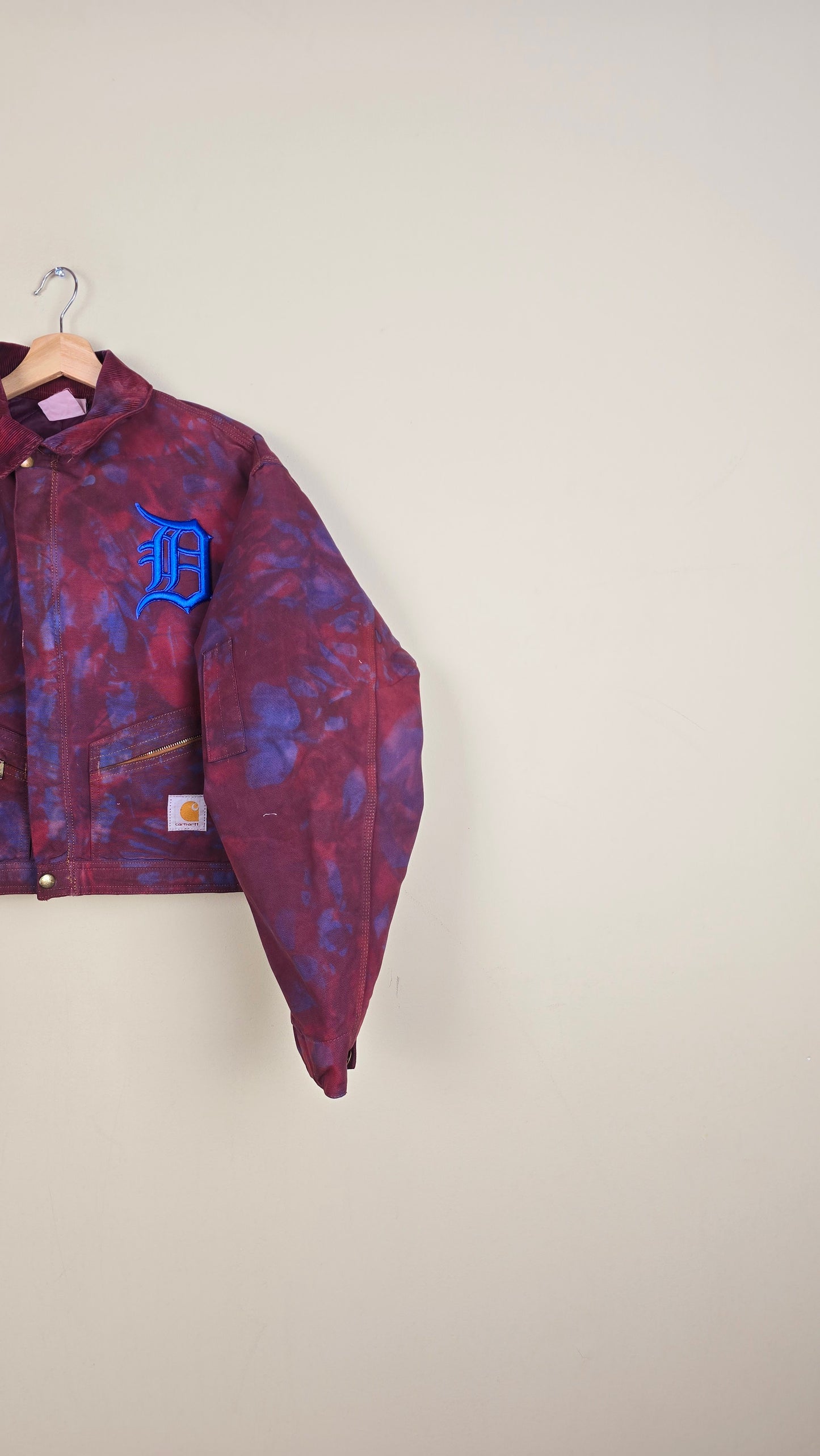 Vintage Carhartt X Detroit Cropped Jacket | Camo | Size L | 099