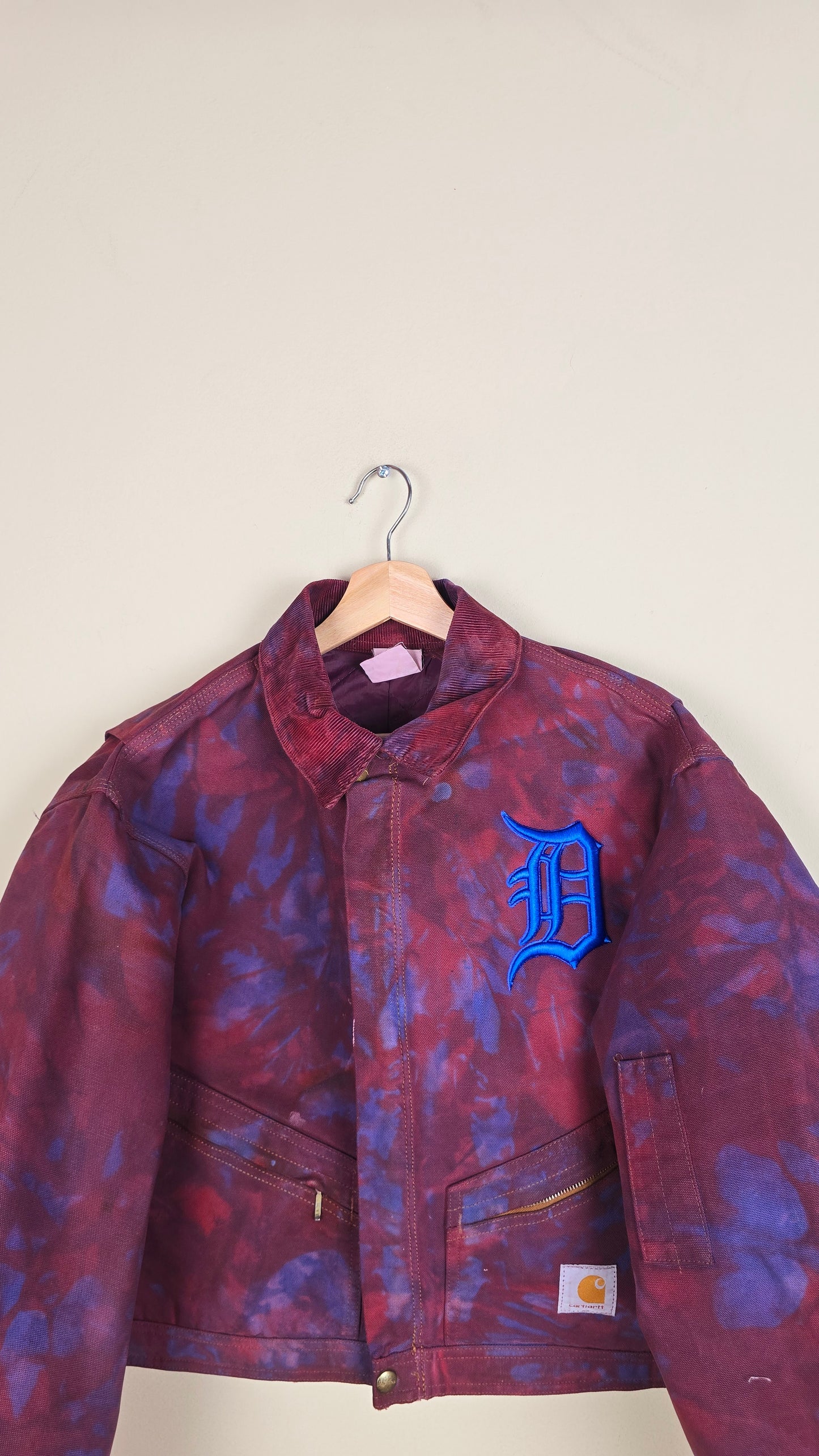 Vintage Carhartt X Detroit Cropped Jacket | Camo | Size L | 099