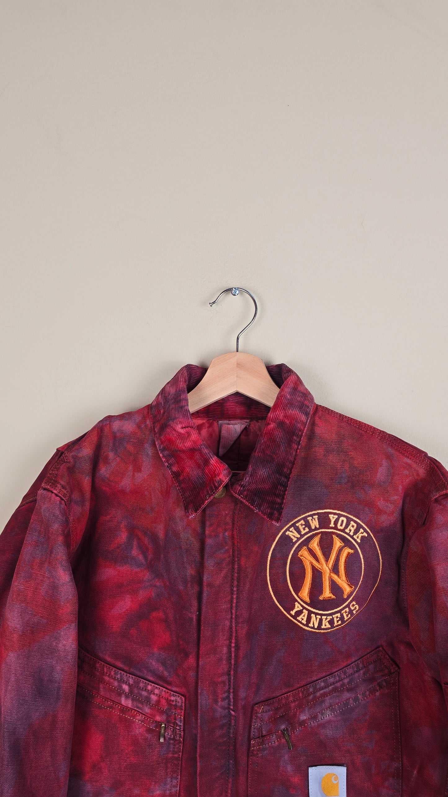 Vintage Carhartt X NY Yankees Cropped Jacket | Camo | Size S | 109