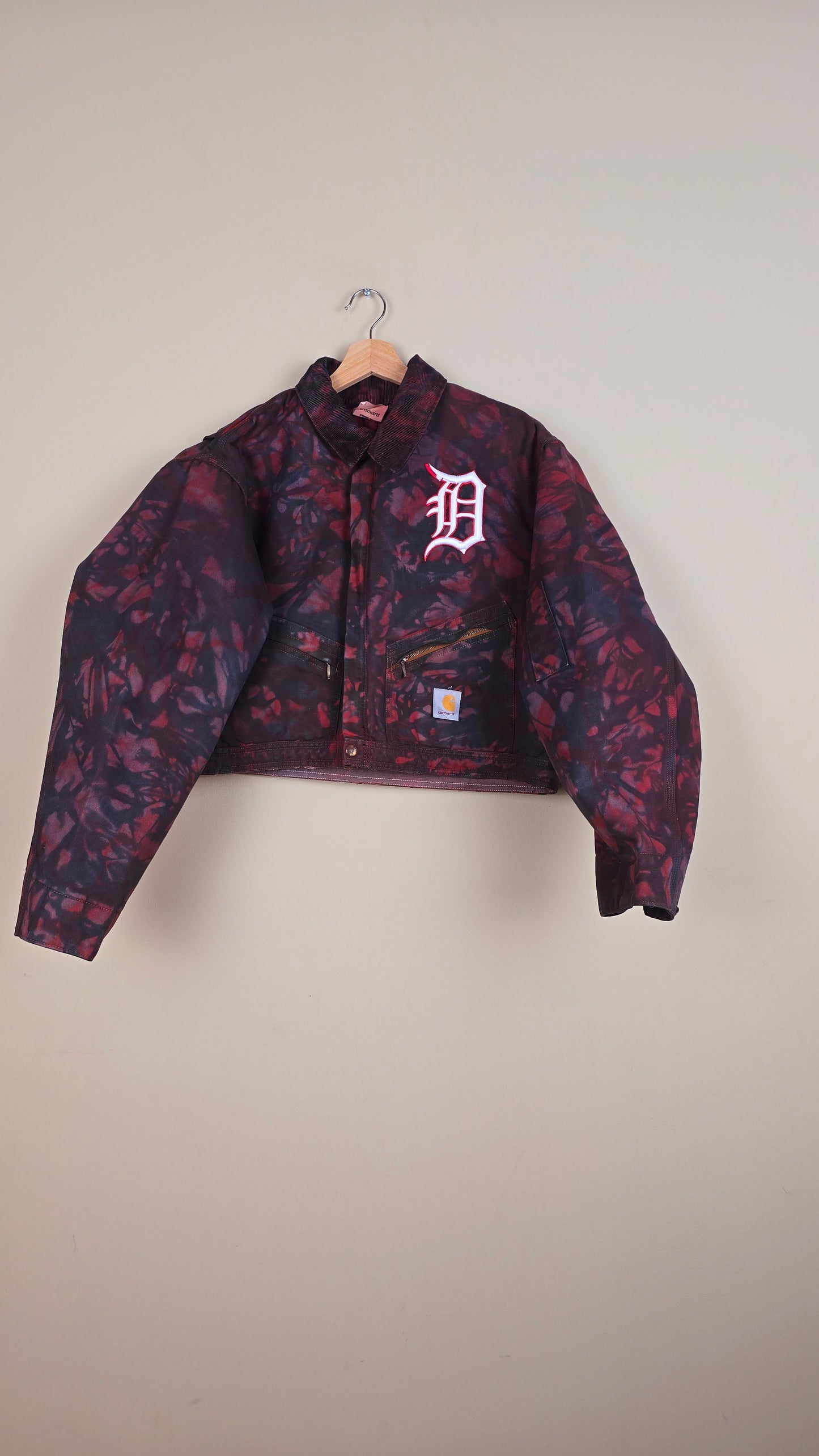 Vintage Carhartt X Detroit Cropped Jacket | Camo | Size L | 111