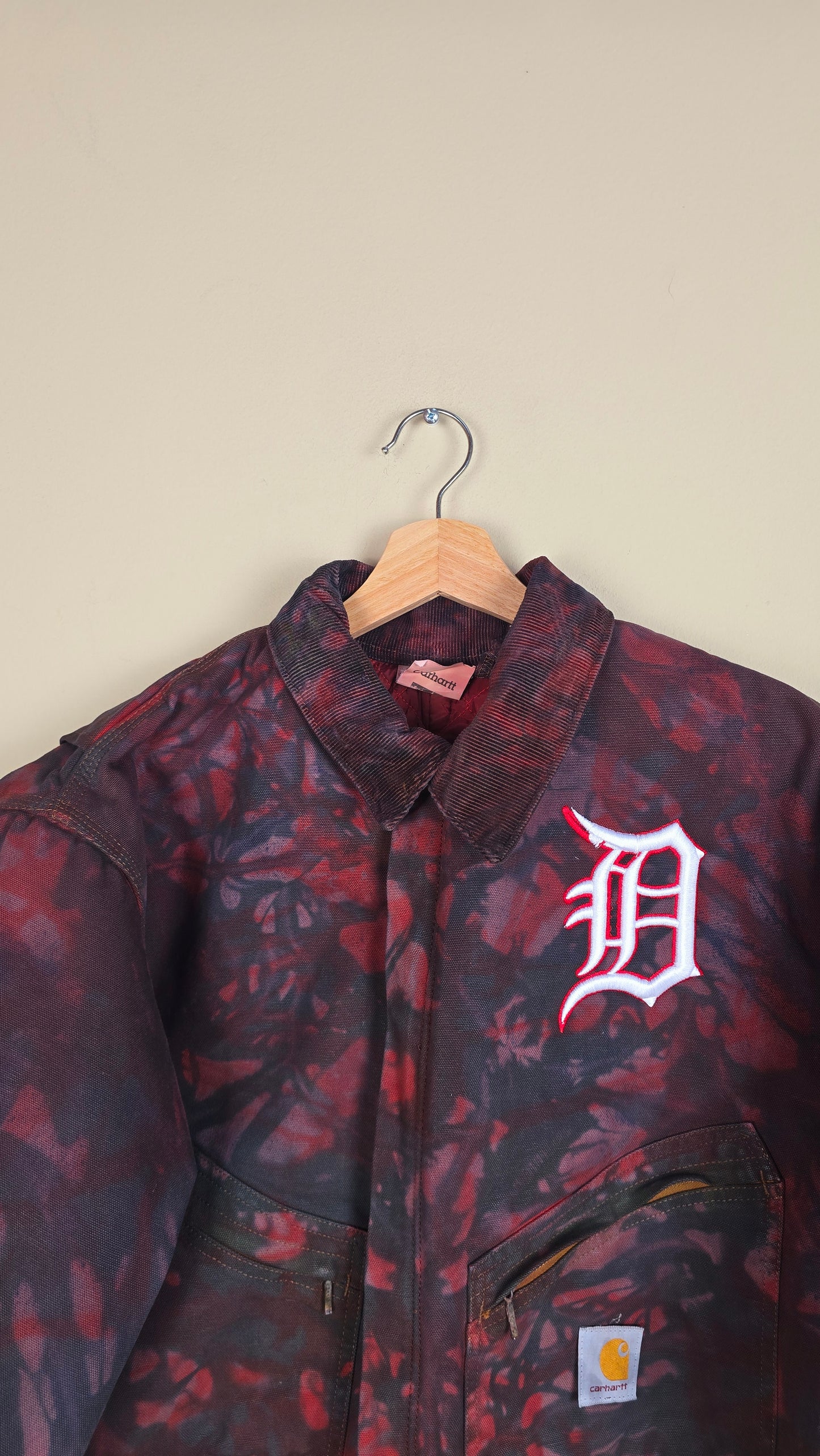 Vintage Carhartt X Detroit Cropped Jacket | Camo | Size L | 111