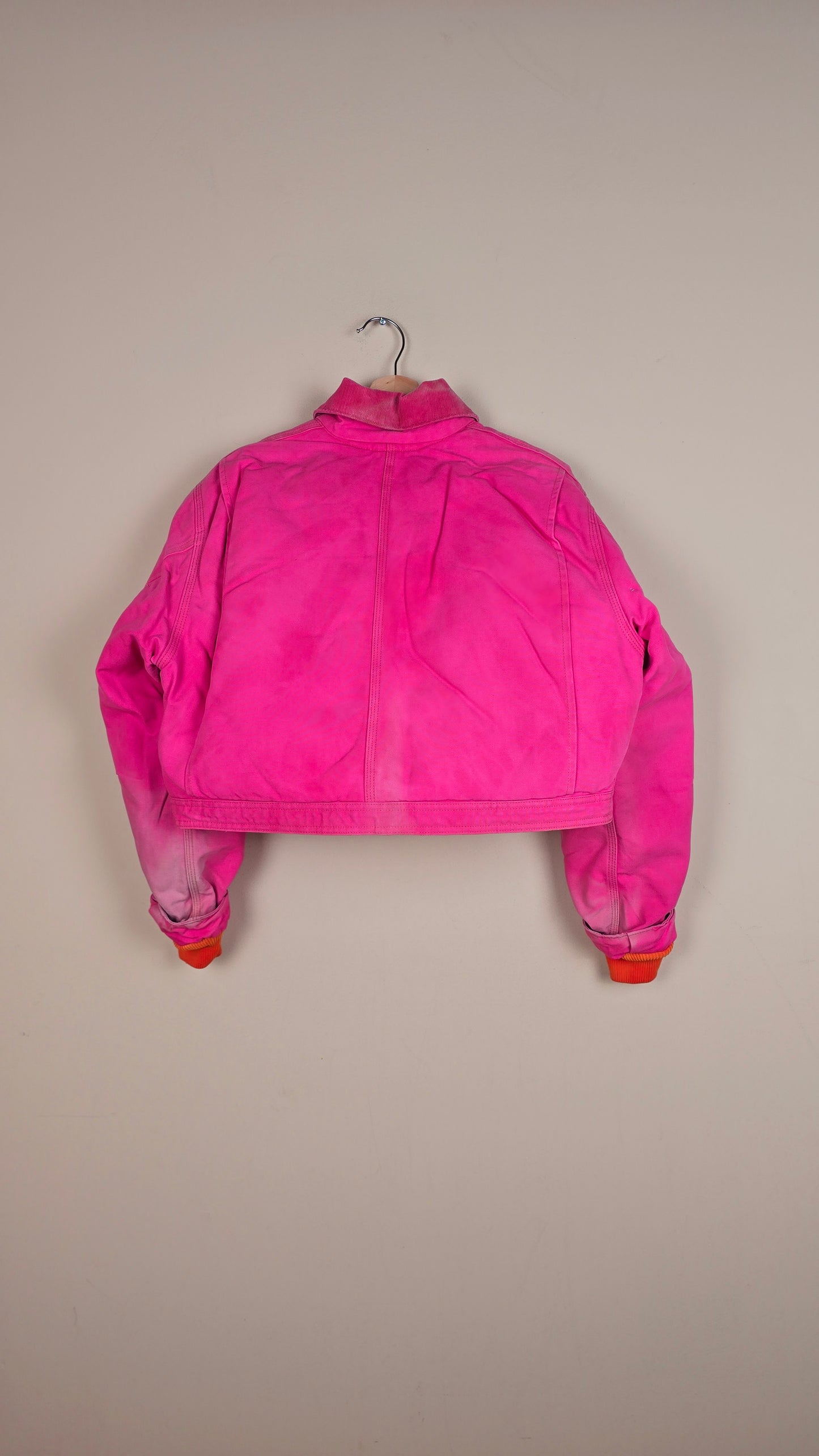 Vintage Carhartt X NY Yankees Cropped Jacket | Pink | Size M | 116