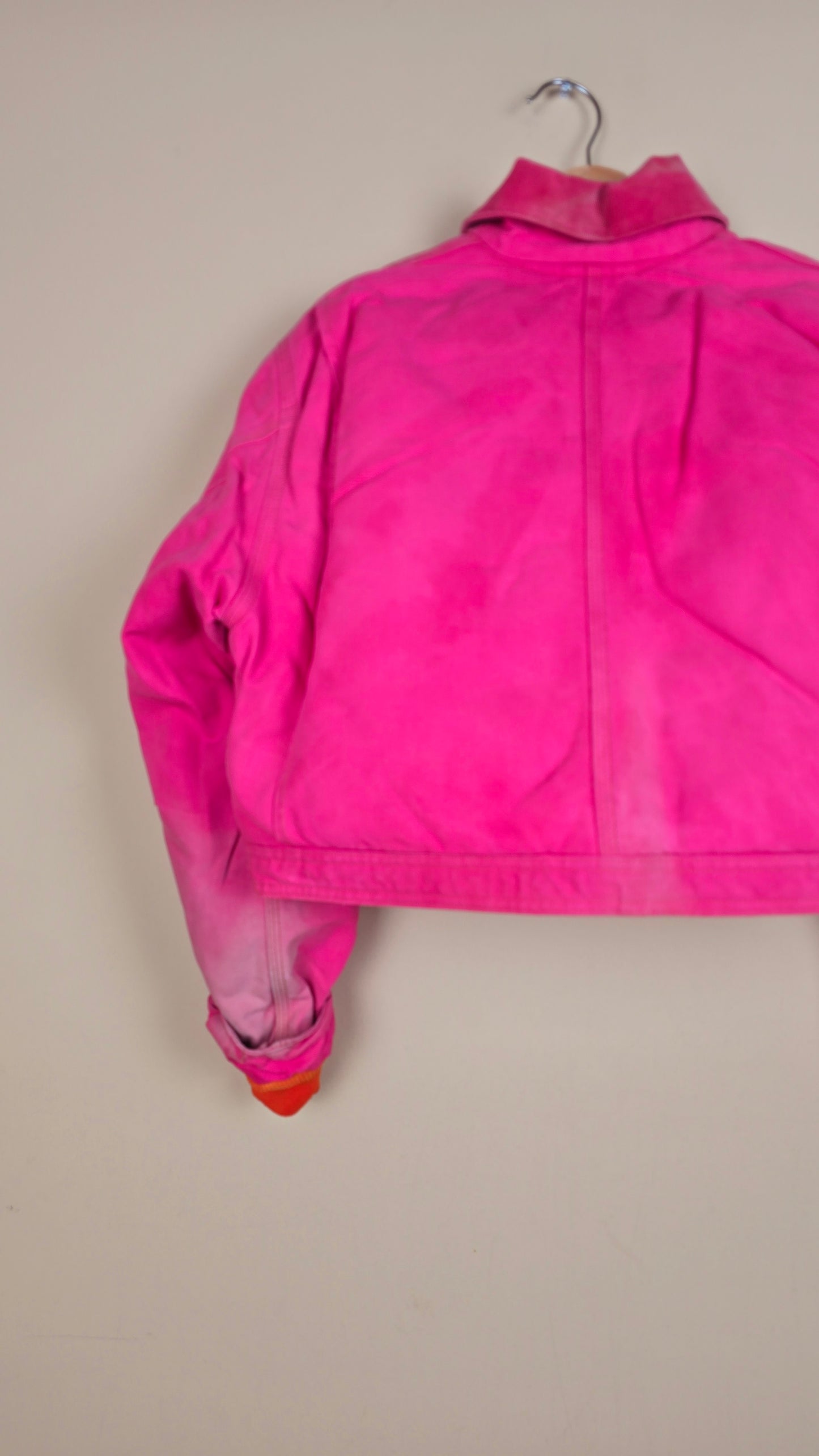 Vintage Carhartt X NY Yankees Cropped Jacket | Pink | Size M | 116