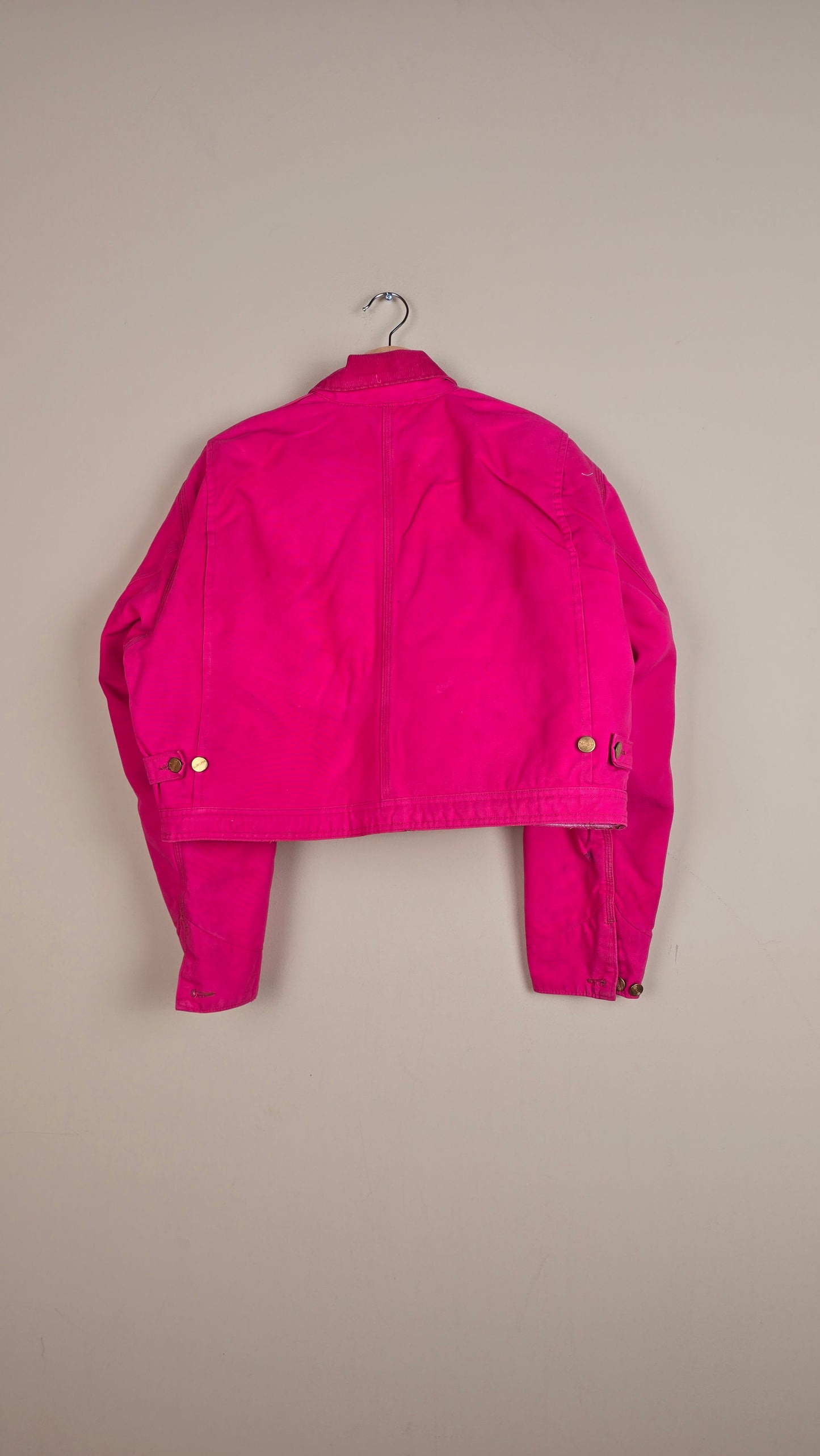 Vintage Carhartt X NY Yankees Cropped Jacket | Pink | Size M | 117
