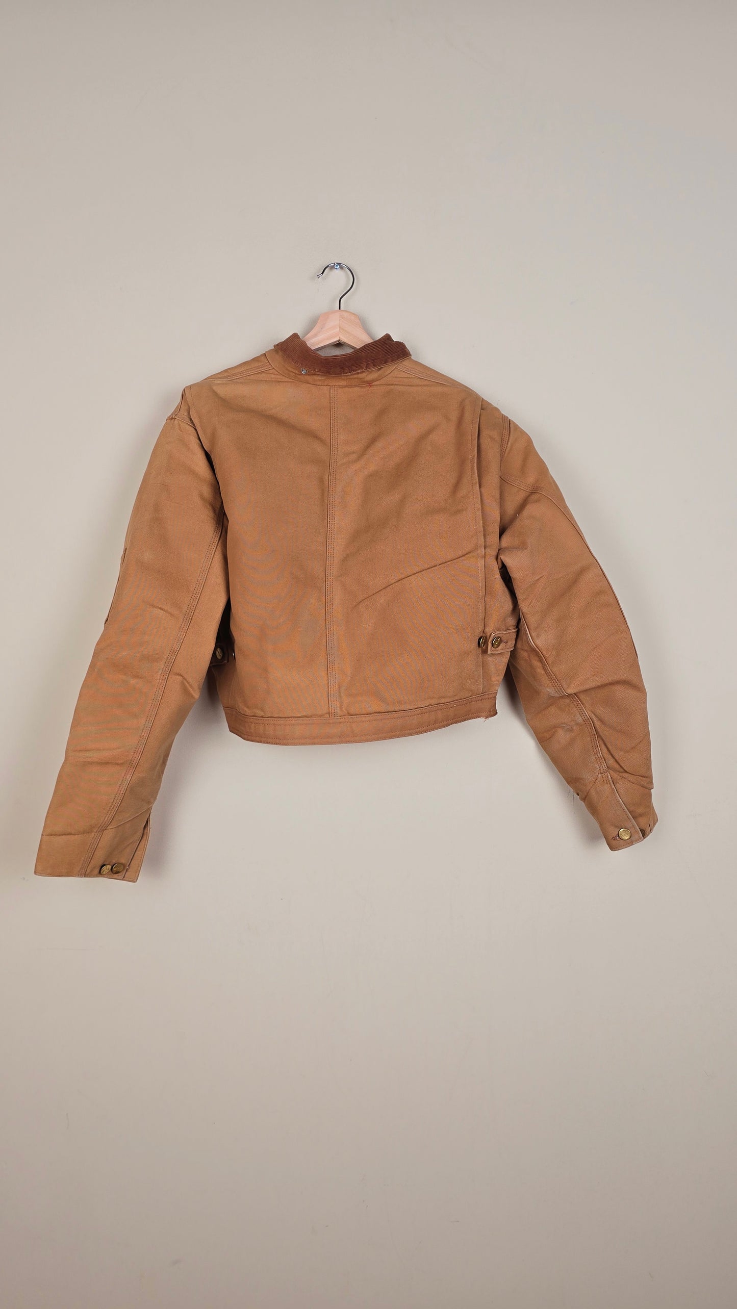 Vintage Carhartt X NY Yankees Cropped Jacket | Brown | Size M | 123