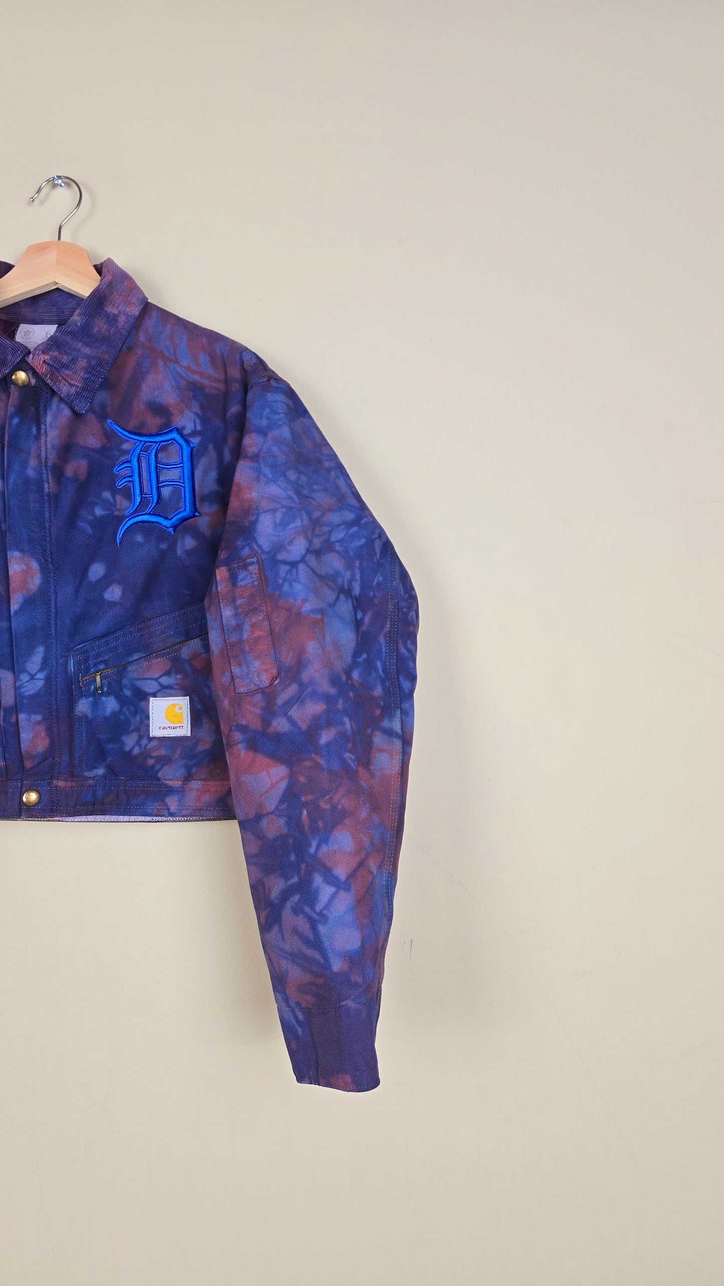 Vintage Carhartt X Detroit Cropped Jacket | Camo | Size M | 125