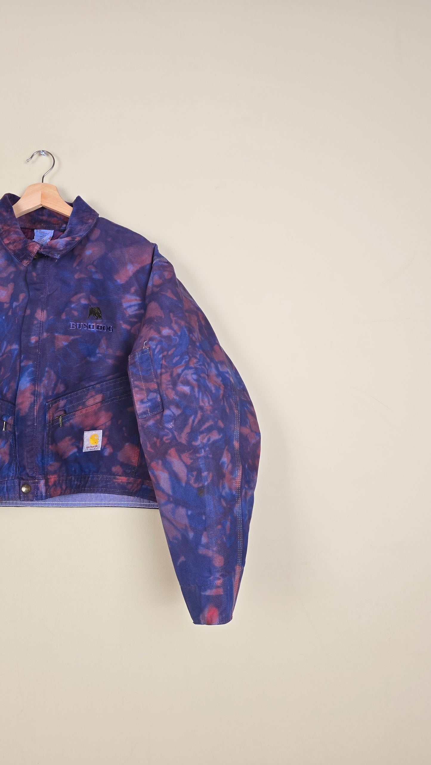 Vintage Carhartt X Detroit Cropped Jacket | Camo | Size XL | 126