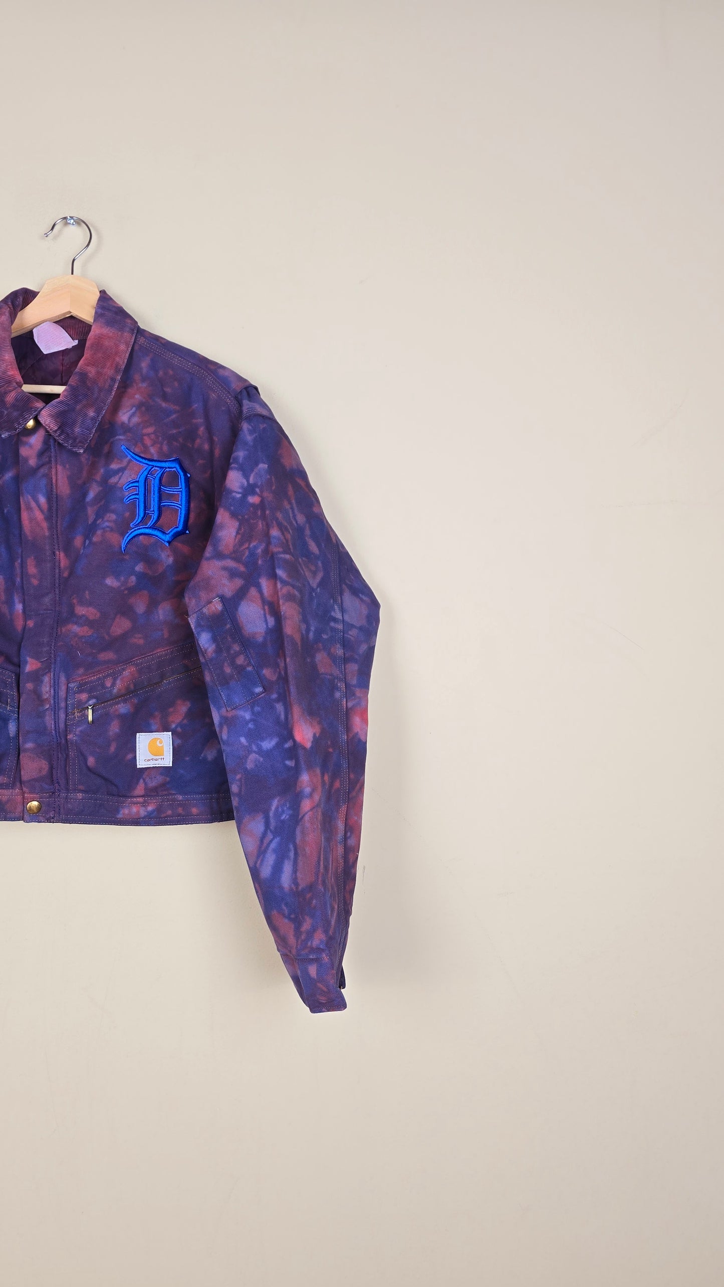Vintage Carhartt X Detroit Cropped Jacket | Camo | Size L | 128