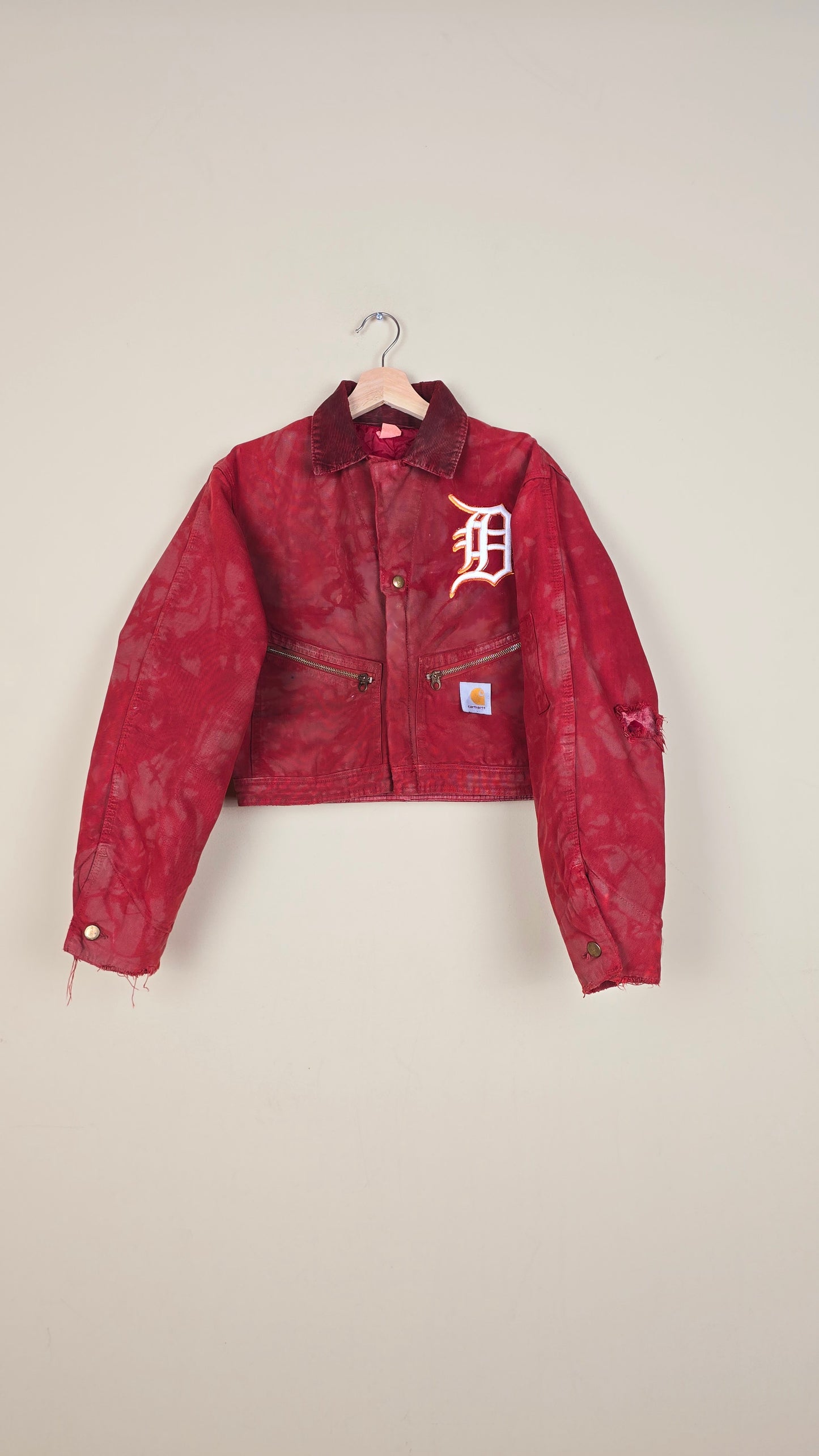 Vintage Carhartt X Detroit Cropped Jacket | Camo | Size S | 129