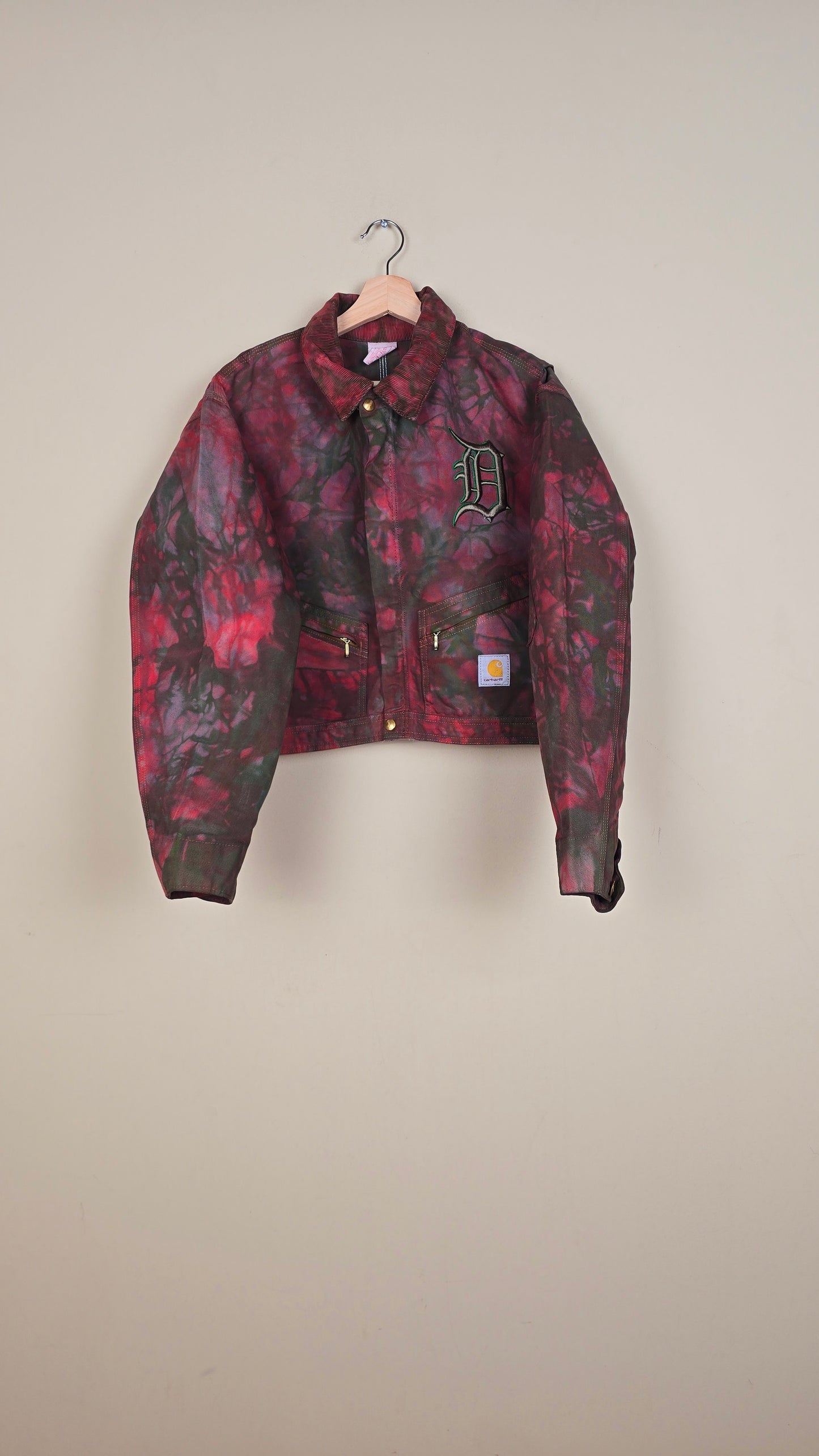 Vintage Carhartt X Detroit Cropped Jacket | Camo | Size M | 130